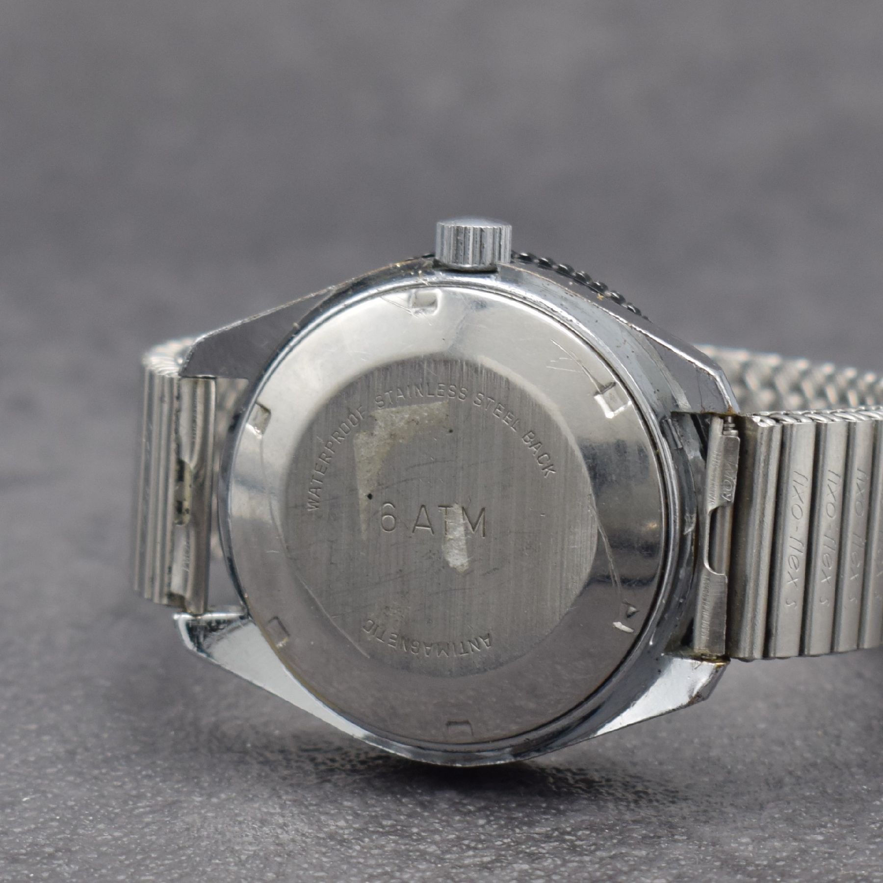 Detail c: Konvolut 3 Armbanduhren, alle Schweiz/Deutschland um 1970, alle in verchr. Metallgeh. m. Edelstahlböden, 1 x America Digital, Automatik, digitale ...