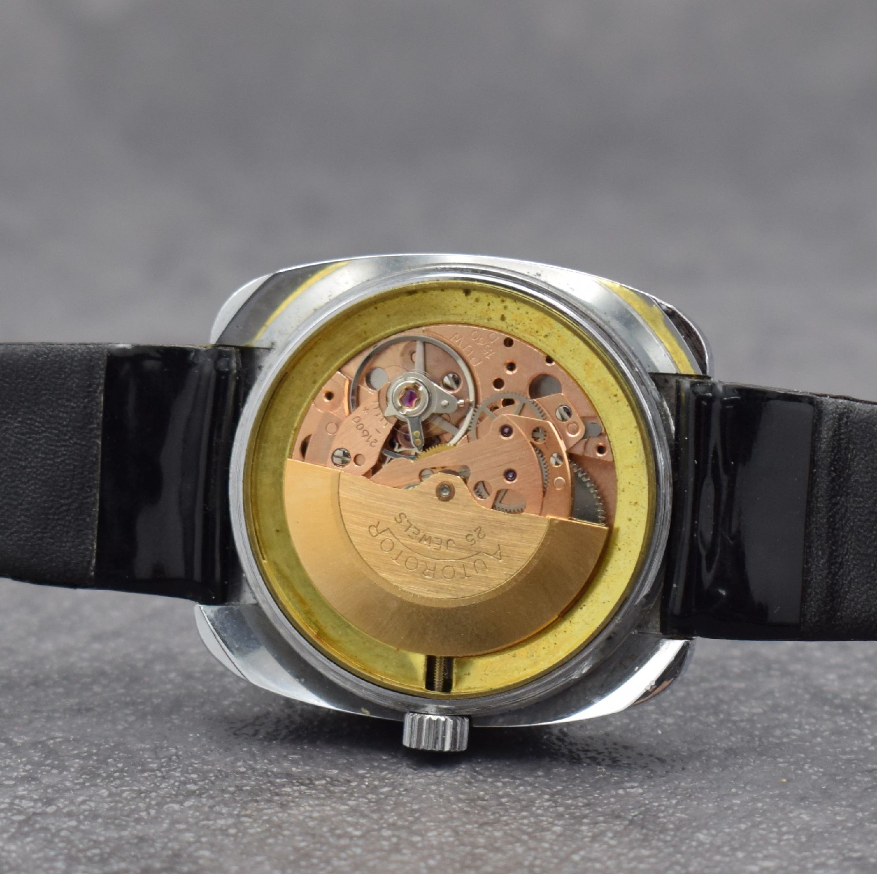 Detail i: Konvolut 3 Armbanduhren, alle Schweiz/Deutschland um 1970, alle in verchr. Metallgeh. m. Edelstahlböden, 1 x America Digital, Automatik, digitale ...
