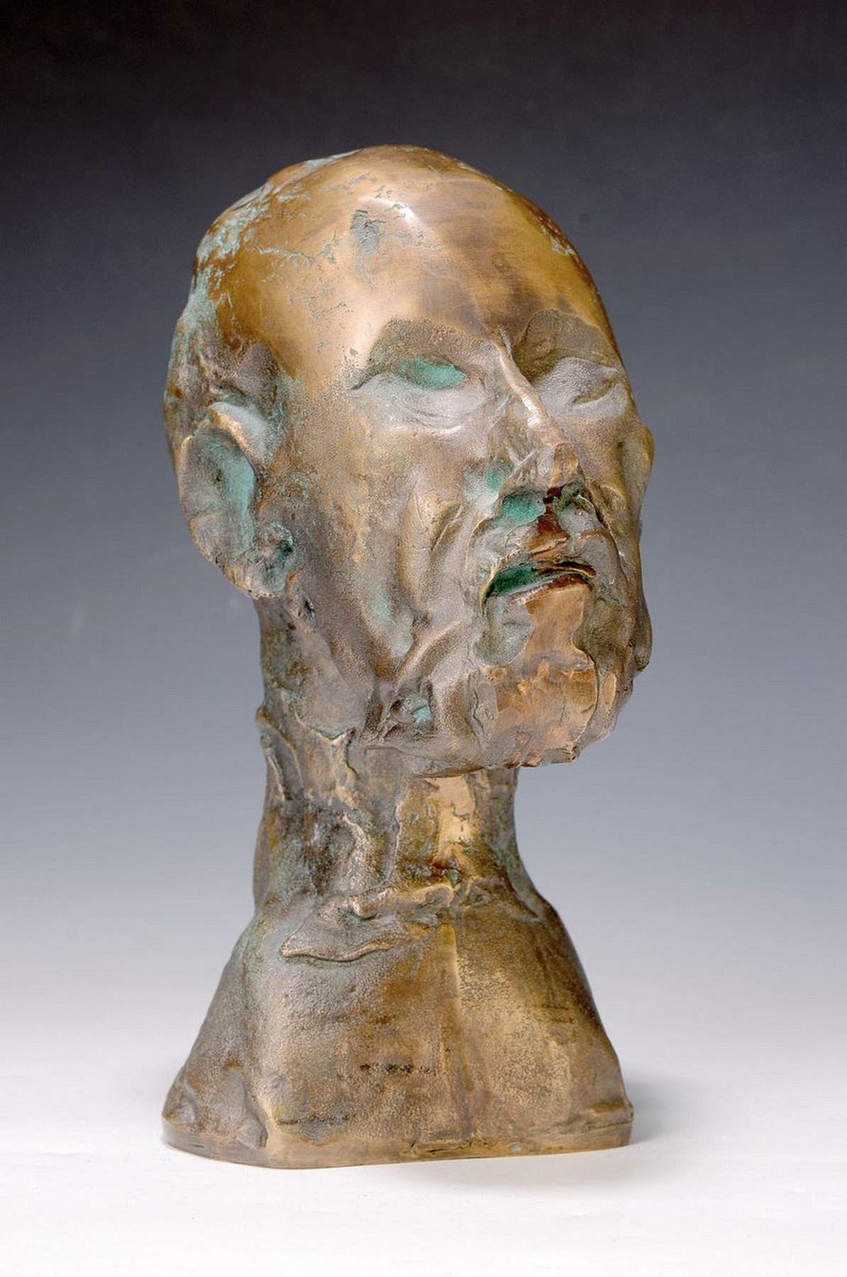 Jean Roulland, französischer Bildhauer, Mitglied der Gruppe Roubaix, Ecole des Beaux -Arts de Roubaix, 1931 - 2021, hier: Bronzebüste des ...