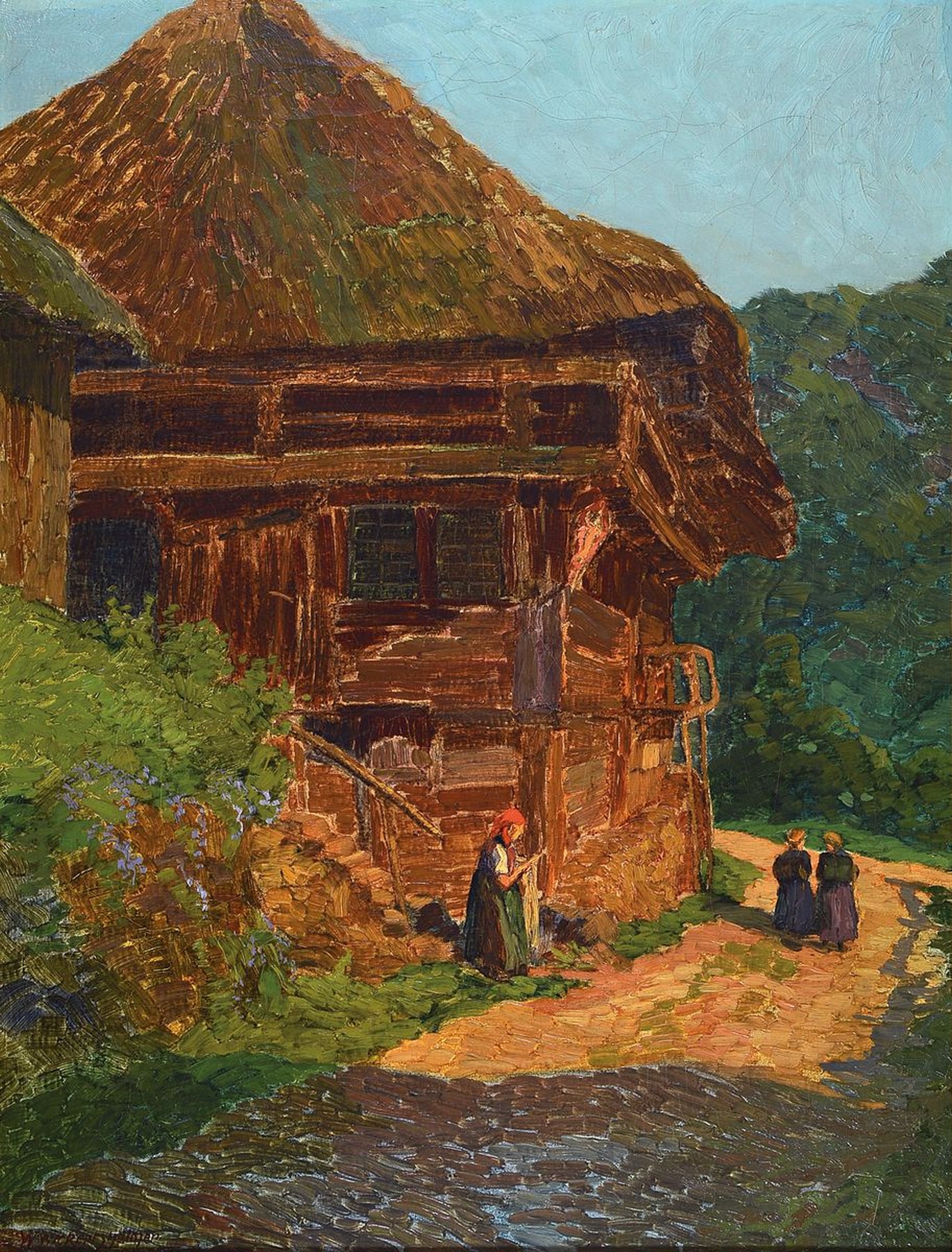 Wilhelm Wickertsheimer, 1886 Lahr-1868 Offenburg, Unterrichtet vom schweizer Maler August Burkhardt und Hans Thoma an der Kunstgewerbeschule ...