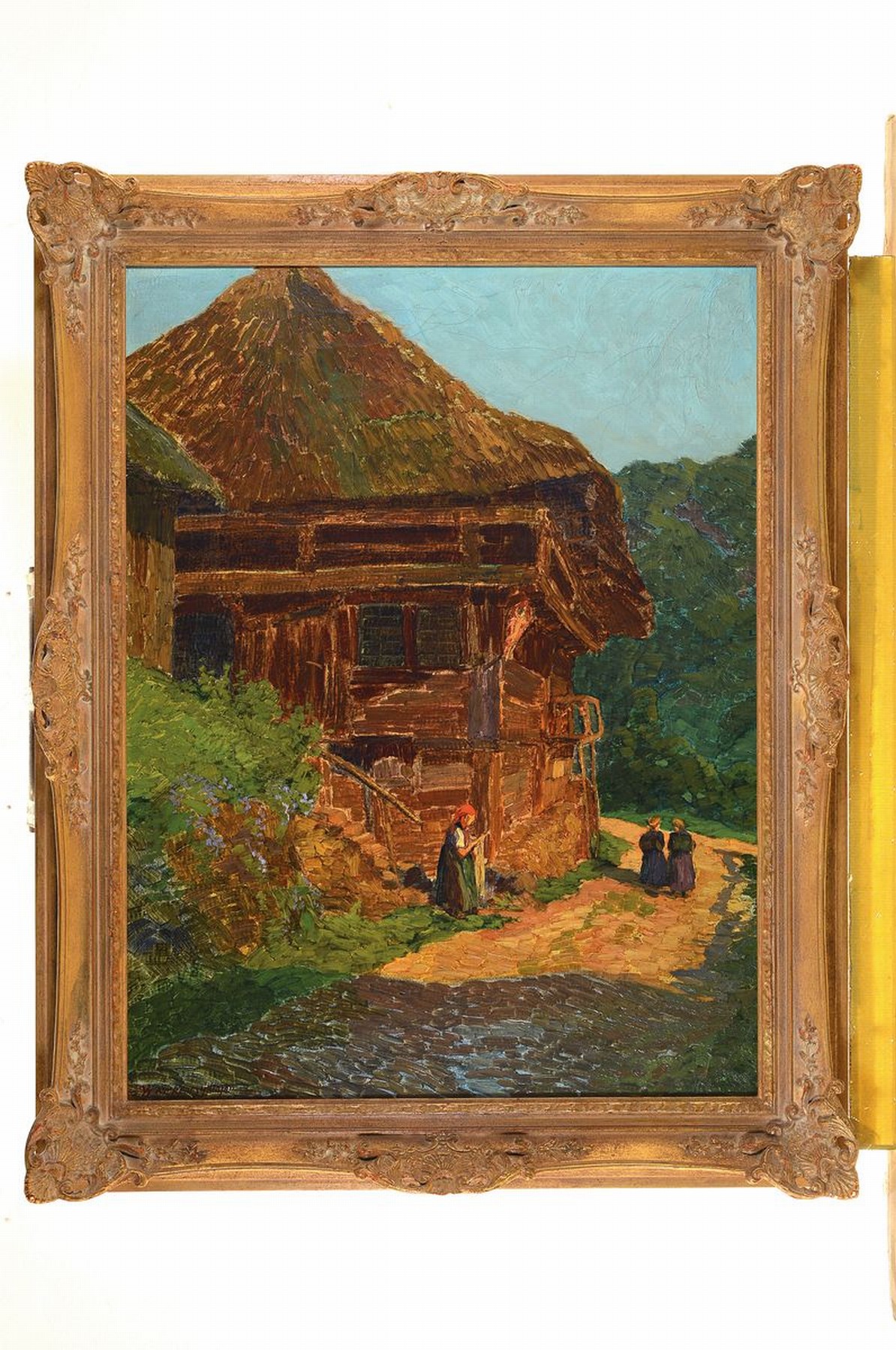 Detail k: Wilhelm Wickertsheimer, 1886 Lahr-1868 Offenburg, Unterrichtet vom schweizer Maler August Burkhardt und Hans Thoma an der Kunstgewerbeschule ...