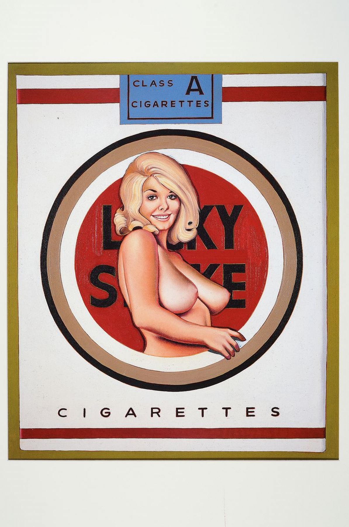 Detail k: Mel Ramos, 1935-2018, "Lucky Lulu Blonde", Farboffset-Lithografie, Drucker/Verlag: teNeuespublishing Company 2004, PP, Motiv ca. 53,5x48 ...