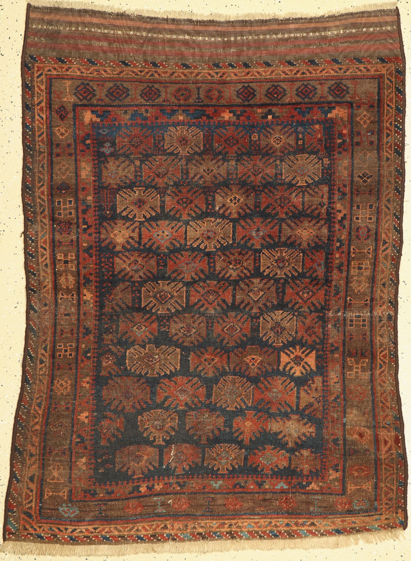 Belutsch antik, Persien, Ende 19 Jhd, Wolleauf Wolle, ca. 150 x 114 cm, EHZ: 4