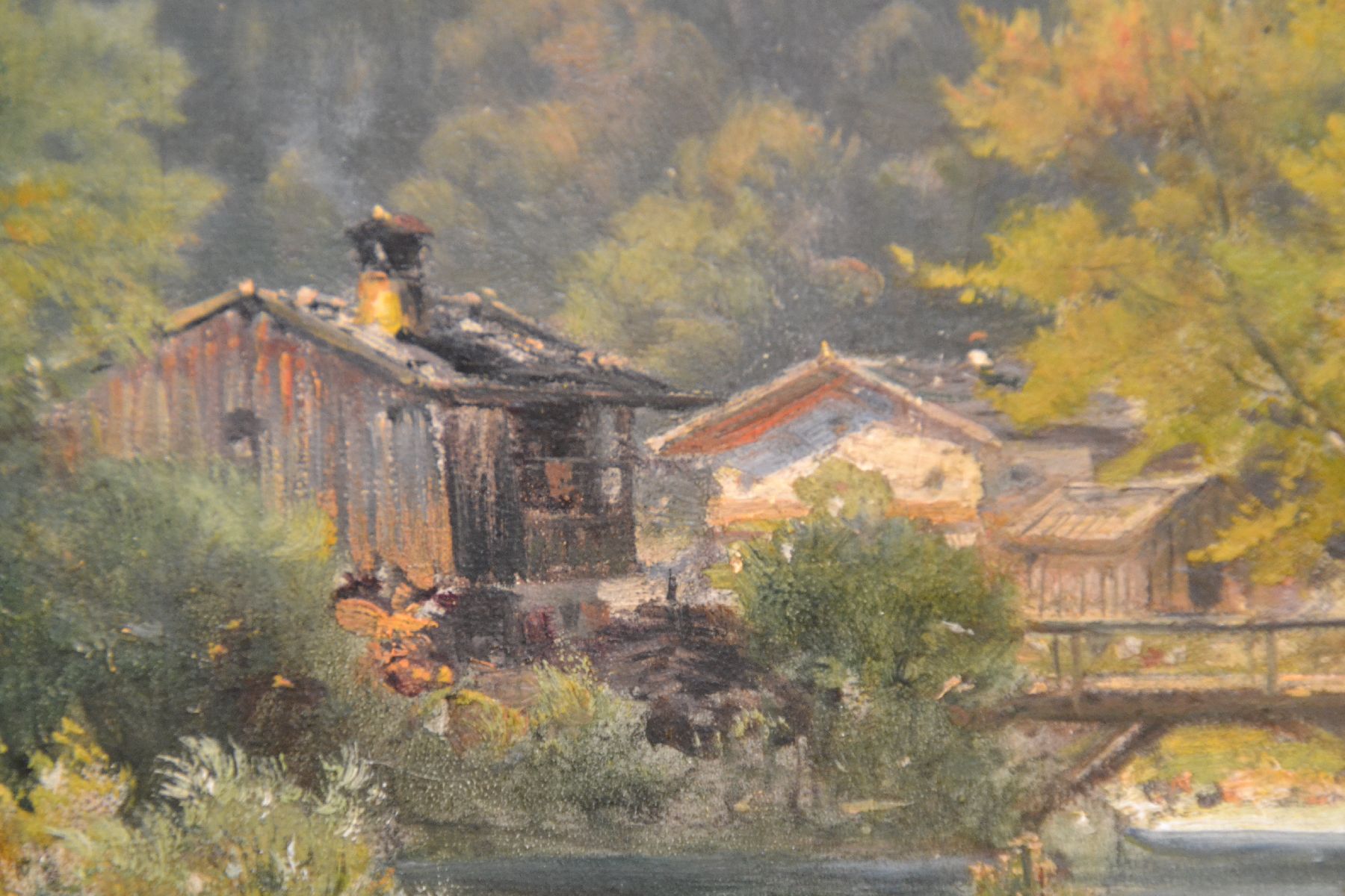 Detail c: Ludwig Skell, 1842 Obergünzburg - 1905 München, ab 1859 Studium an der Akademie der Bildenden Künste in München, Vertreter des Realismus, bekannt ...