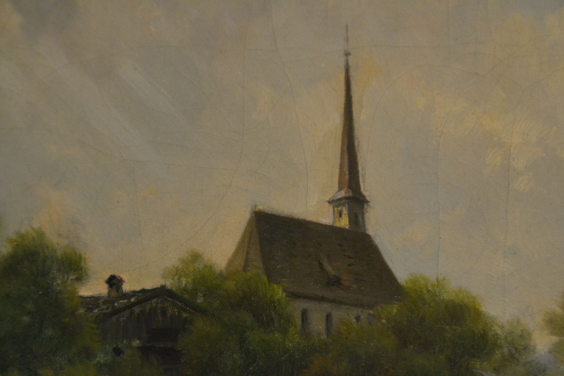 Detail d: Ludwig Skell, 1842 Obergünzburg - 1905 München, ab 1859 Studium an der Akademie der Bildenden Künste in München, Vertreter des Realismus, bekannt ...