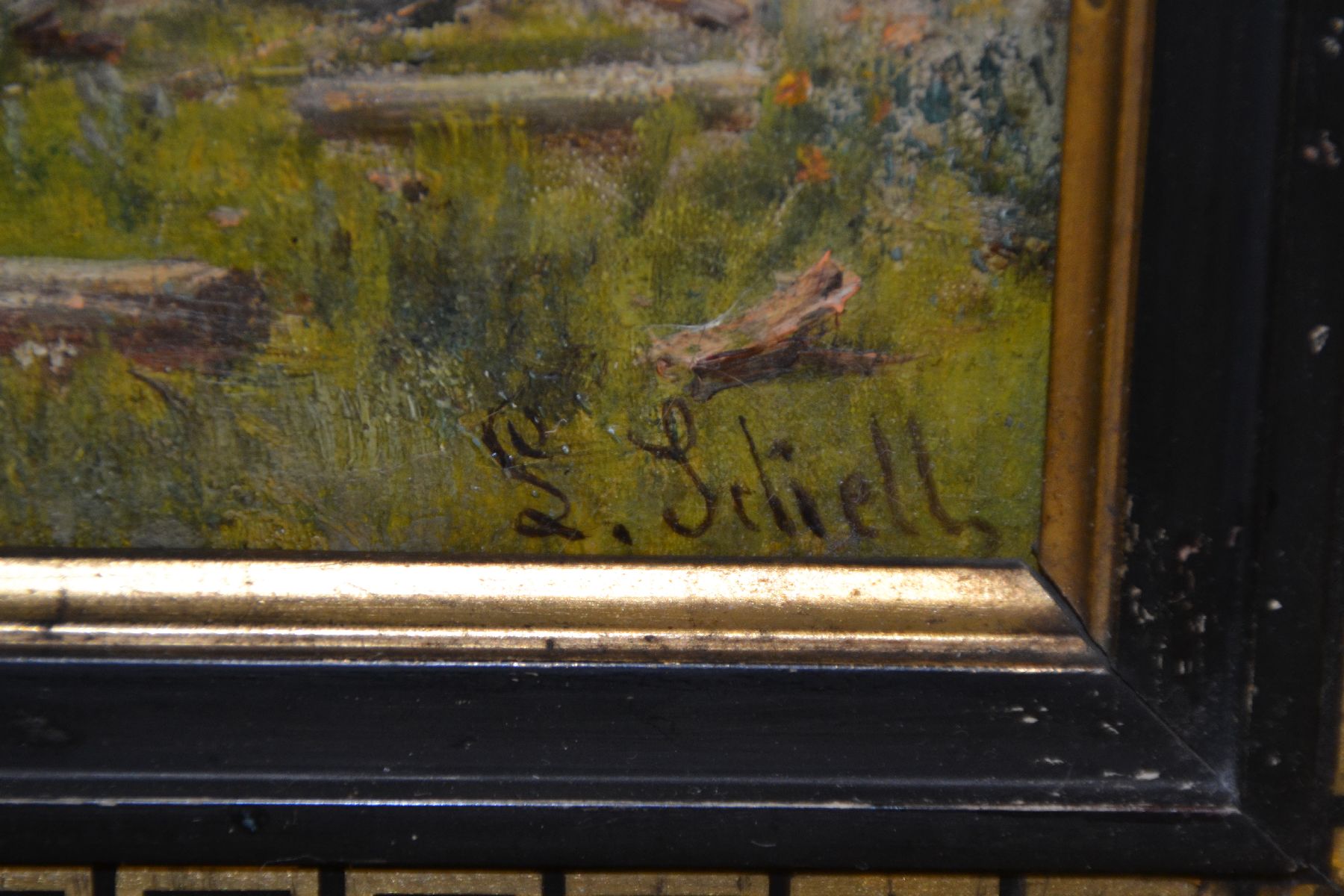 Detail f: Ludwig Skell, 1842 Obergünzburg - 1905 München, ab 1859 Studium an der Akademie der Bildenden Künste in München, Vertreter des Realismus, bekannt ...