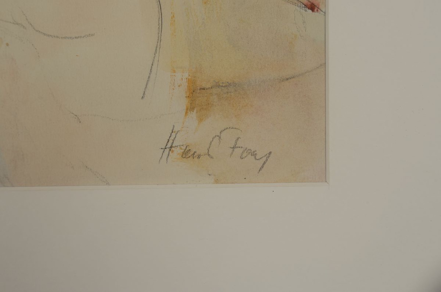 Detail a: Hanns Fay, 1888 Frankenthal-1957 Neustadt, Badende, Aquarell über Bleistift, rechts unten signiert, ca. 26x33cm, PP, u.Gl., R. ca. 42x52cm