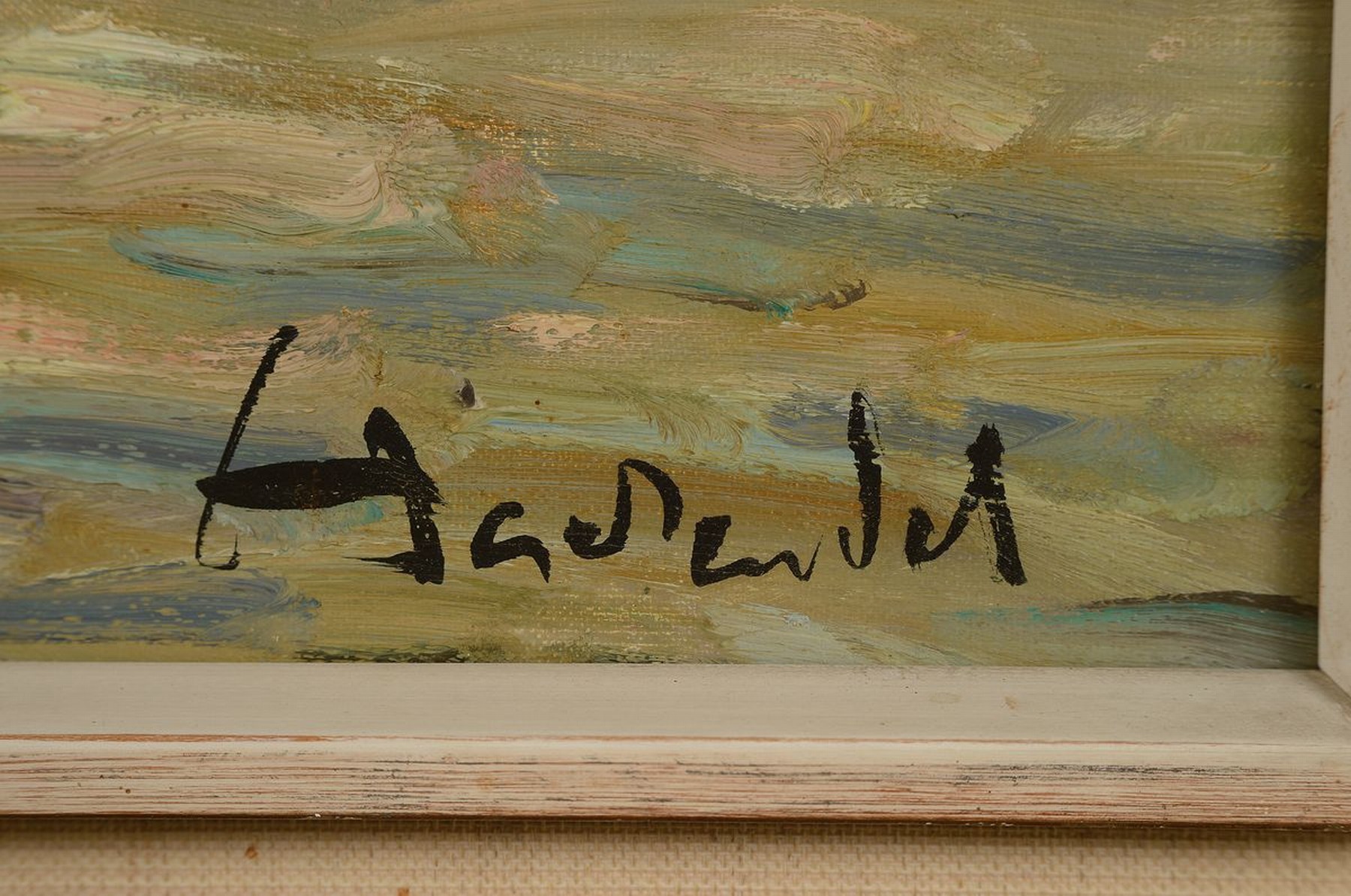 Detail a: Harry Haerendel, 1896-1991, Holländische Hafenansicht, links vorne ein Blumenmarkt, Öl/Lwd, rechts unten signiert. ca. 70x80cm, R. ca. 83x93cm