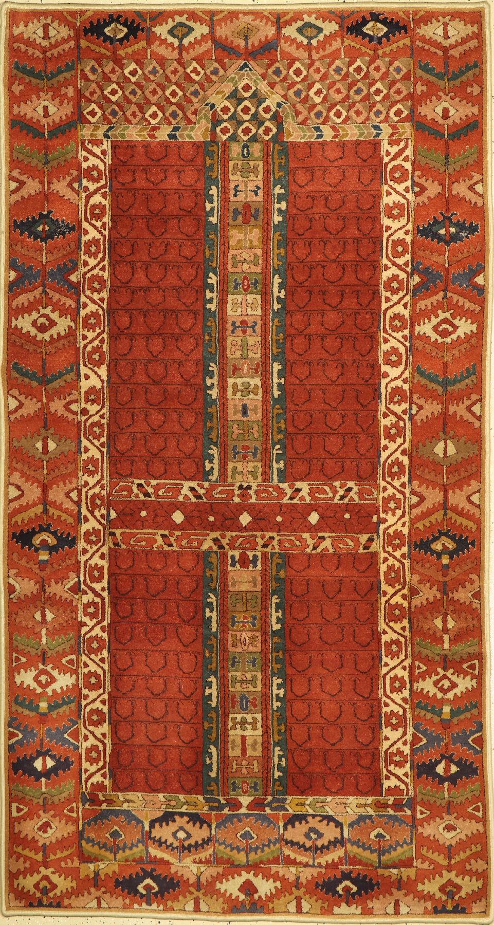 Tetex Engsi, Europa, ca. 60 Jahre, Wolle auf Baumwolle, ca. 227 x 123 cm, guter Zustand