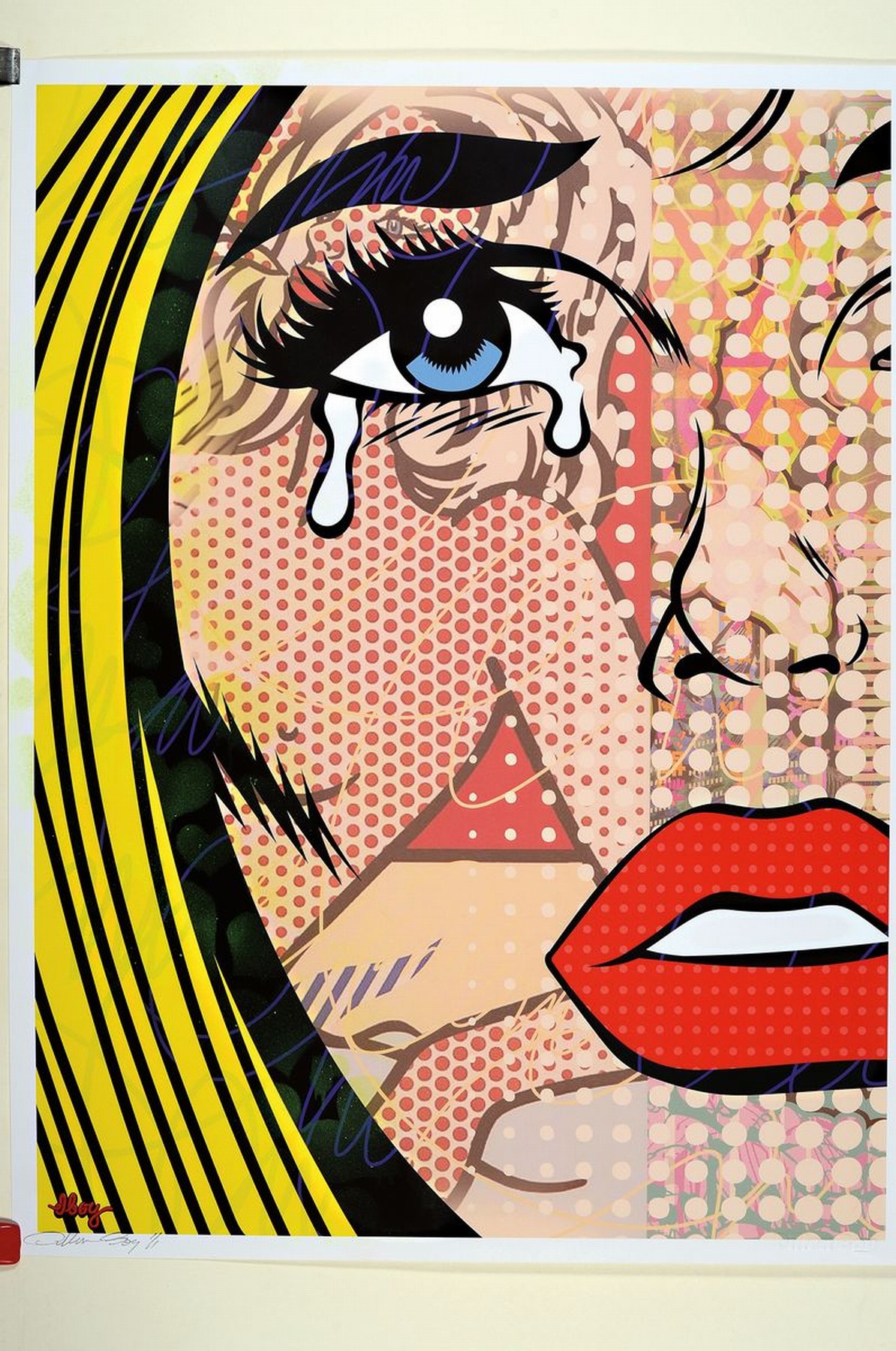 Detail k: Dillon Boy, geb. 1979, ist Künstler, Grafikdesigner, und Illustrator und lebt und arbeitet heute in Italien, Hier: Konvolut aus 2 Werken, beide ...