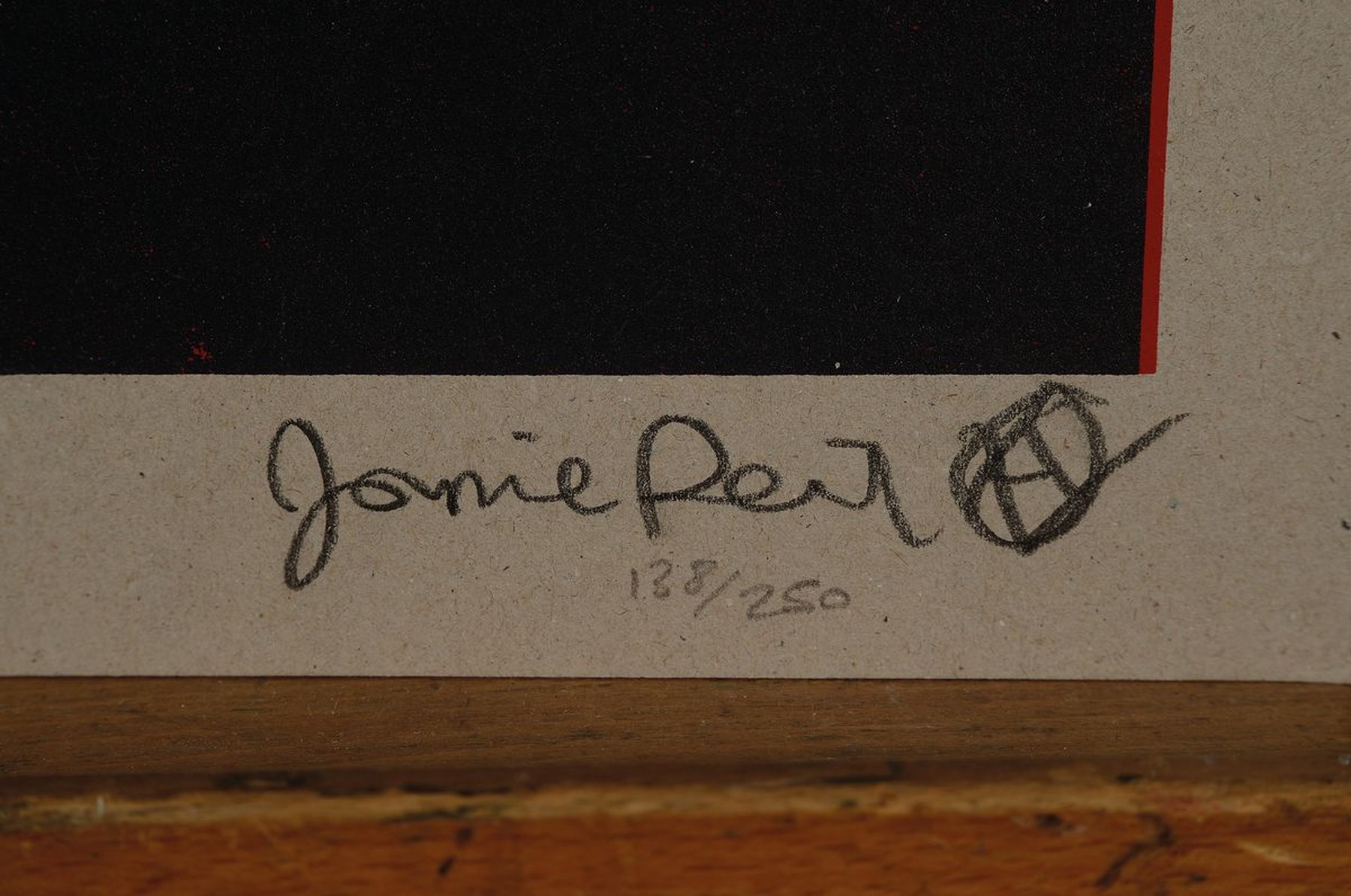 Detail a: Jamie Reid, geb. 1947, Farbserigrafie/Karton, sign., num. 138/250, ca. 62x43 cm
