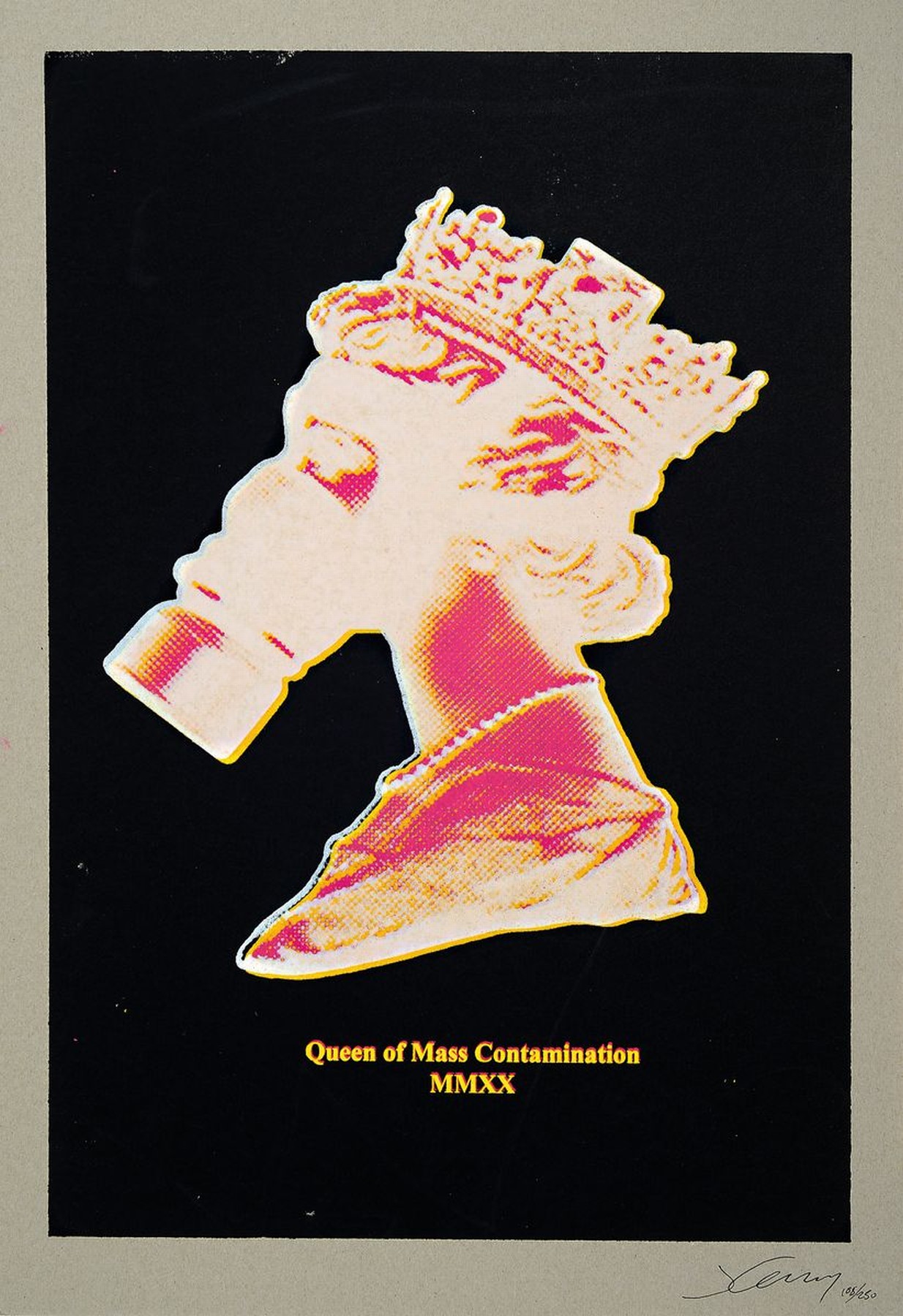 Jimmy Cauty,geb. 1956, Konvolut aus 2 Werken, Farbsiebdruck/Karton, je re. unten sign., num., ca. 62x43 cm, 60x42 cm