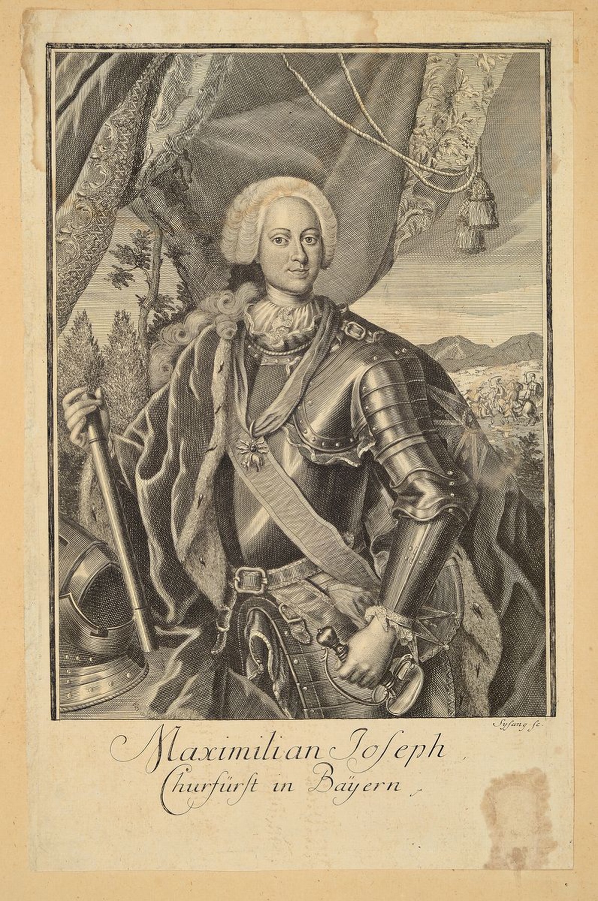 Detail k: Konvolut aus 7 historischen Stichwerken, 18.- 20.Jh., Holzschnitt nach Albrecht Dürers Hl. Christopherus (1511), Wilhelm Pech: Radierung von F. ...