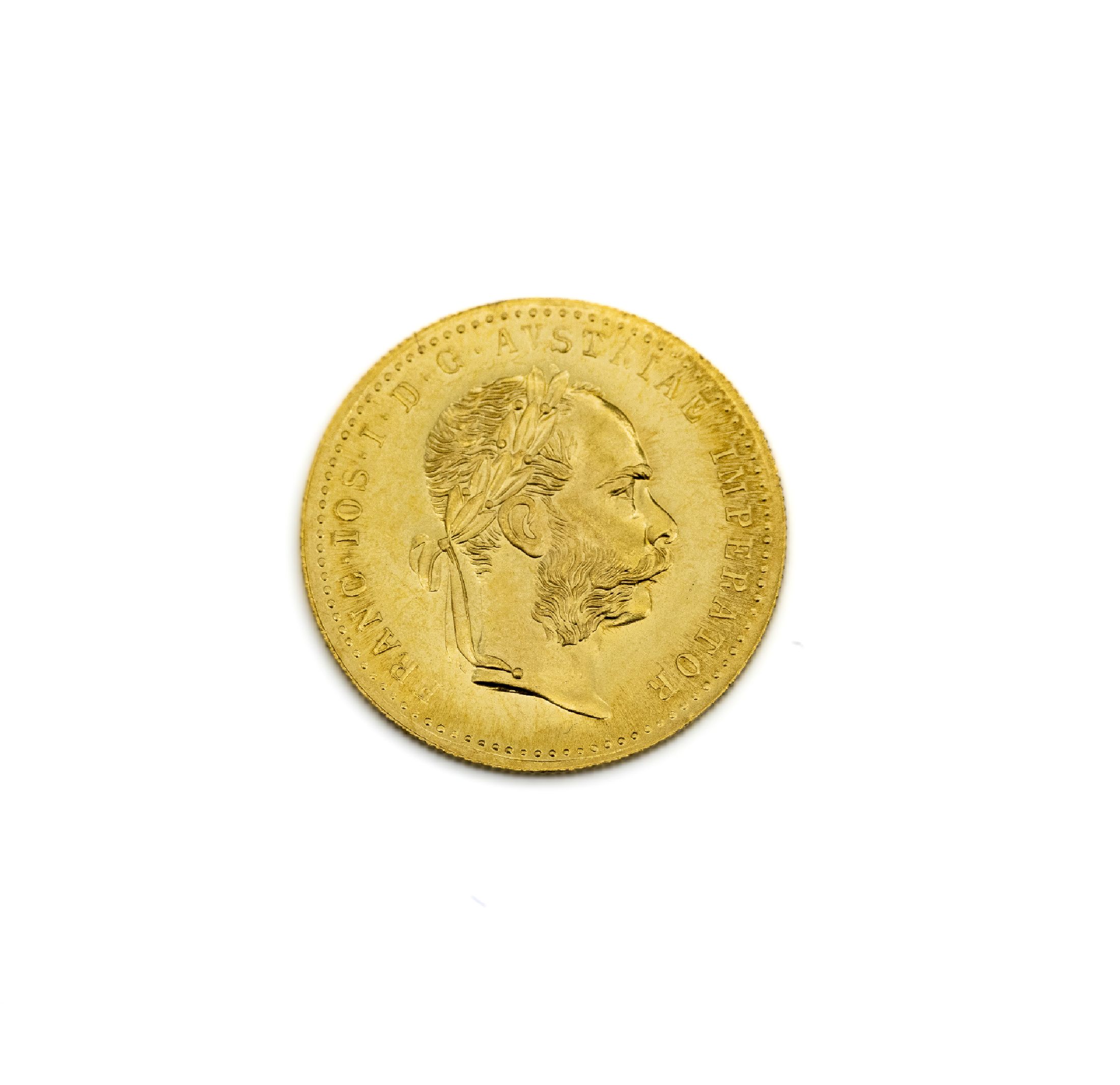 Goldmünze, 1 Dukat, Österreich-Ungarn, 1915, Franz Joseph I., offizielle Nachprägung