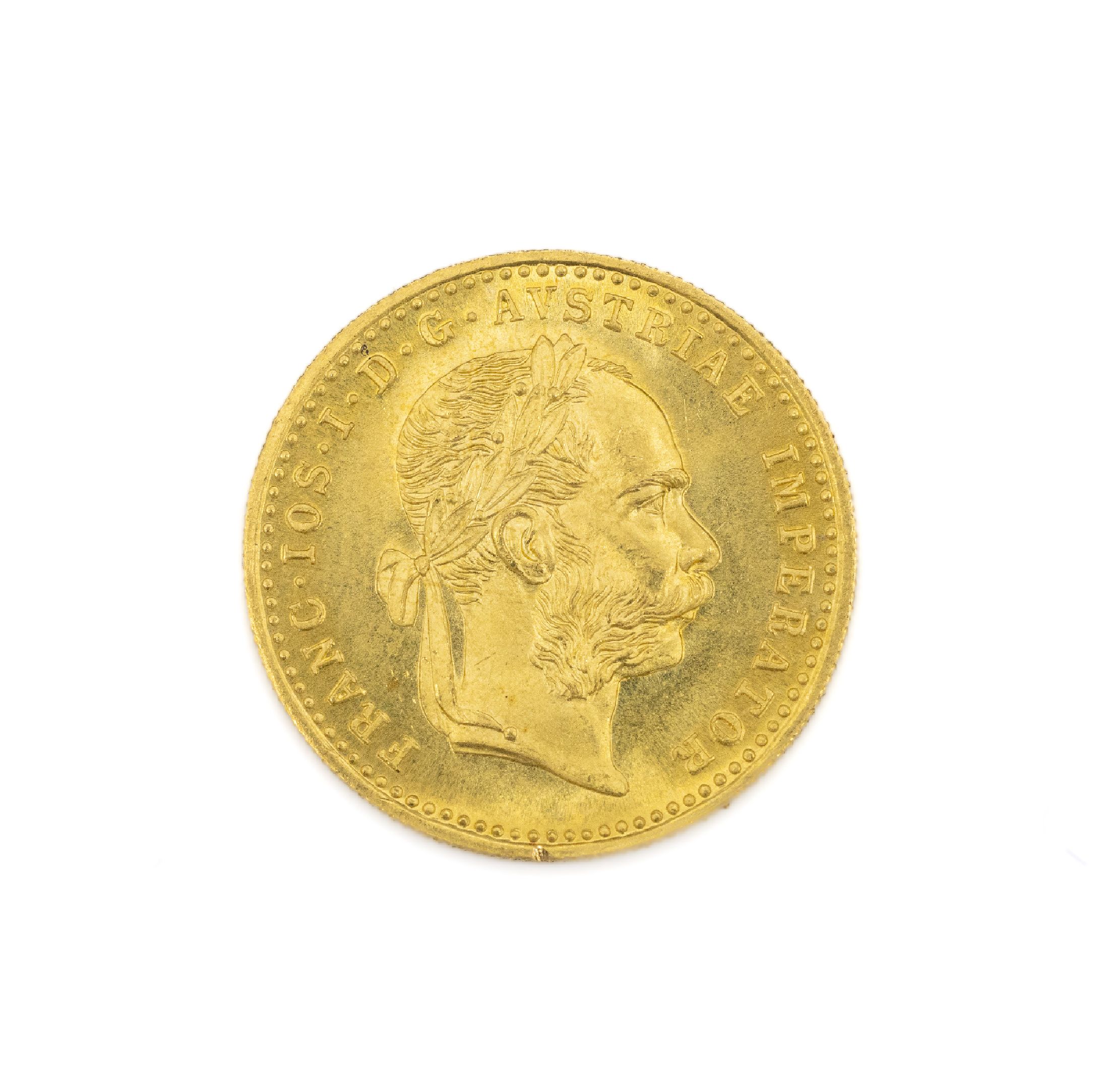 Goldmünze, 1 Dukat, Österreich-Ungarn, 1915, Franz Joseph I., offizielle Nachprägung
