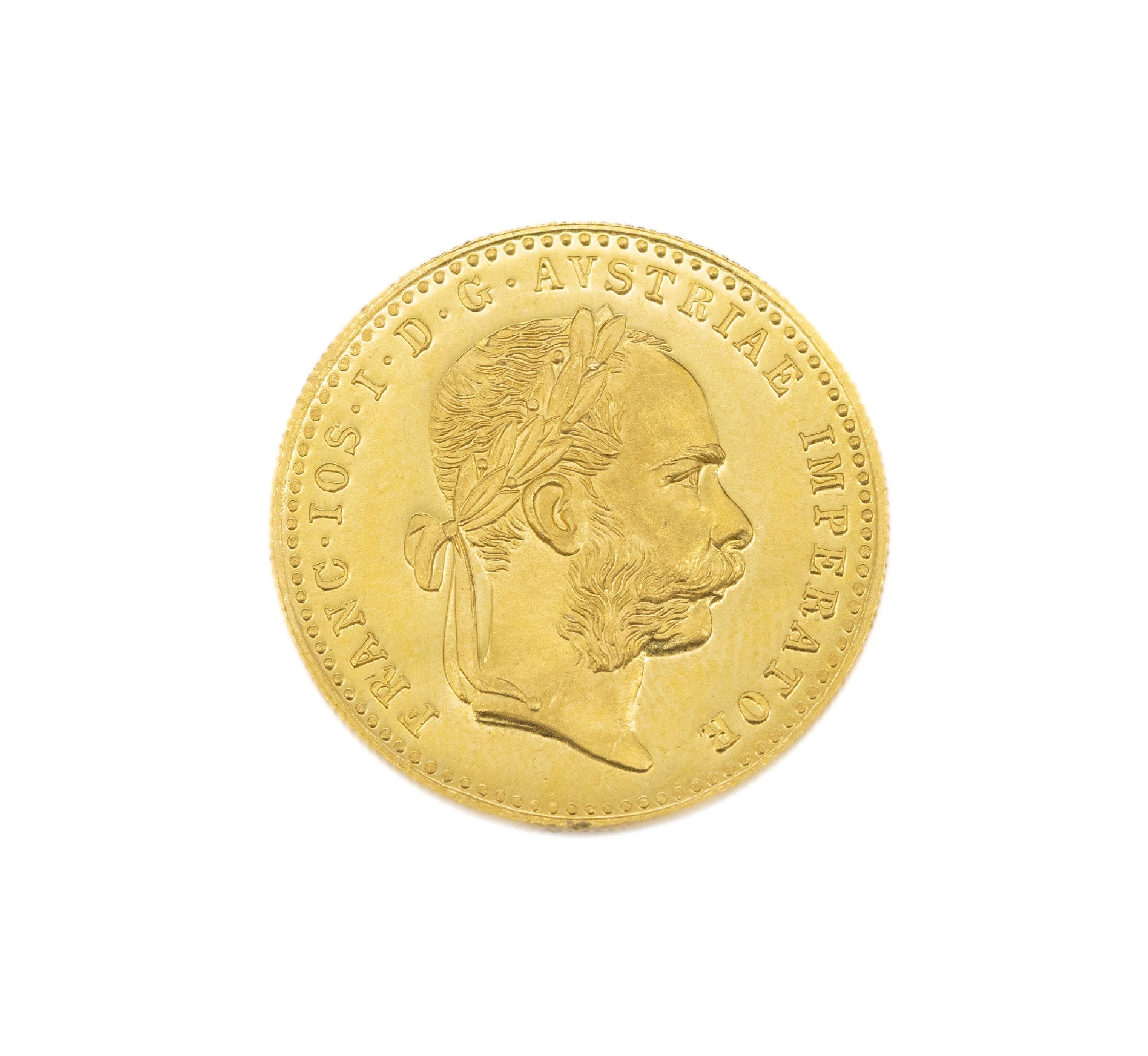 Goldmünze, 1 Dukat, Österreich-Ungarn, 1915, Franz Joseph I., offizielle Nachprägung