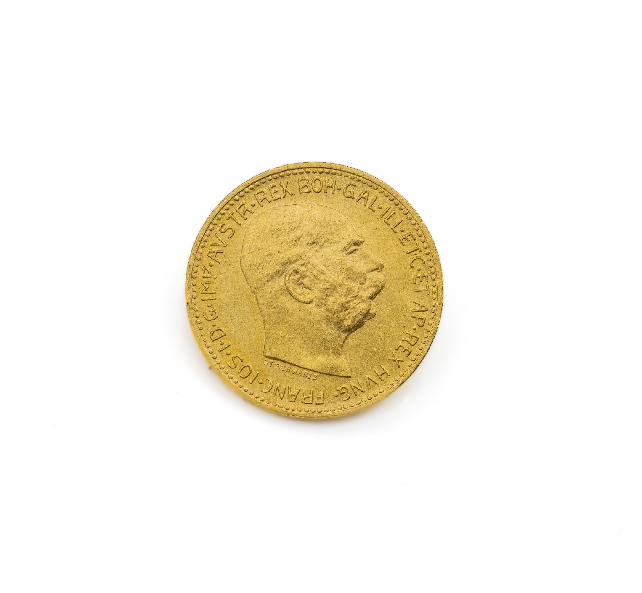 Goldmünze, 20 Kronen, Österreich-Ungarn, 1915, Franz Joseph I., XX CORONAE MDCCCCXV, offizielle Nachprägung