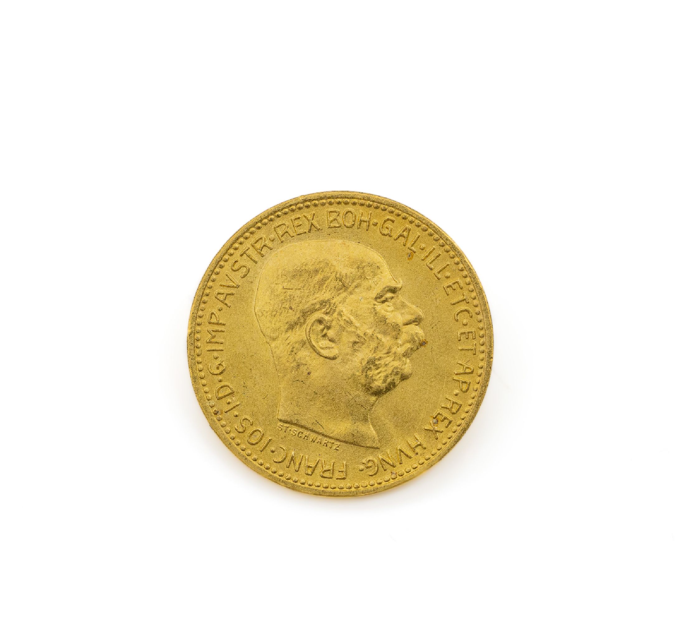 Goldmünze, 20 Kronen, Österreich-Ungarn, 1915, Franz Joseph I., XX CORONAE MDCCCCXV, offizielle Nachprägung