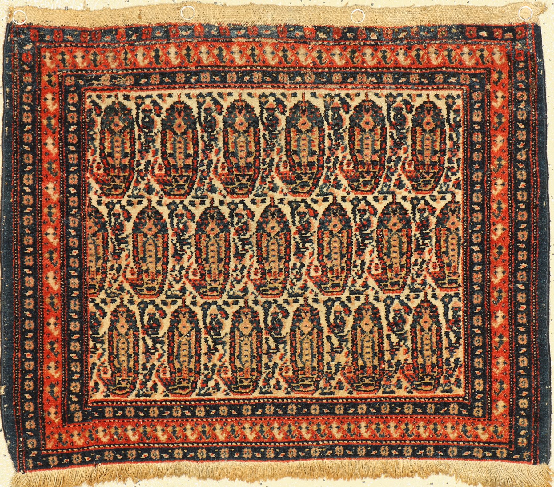 Senneh antik, Persien, um 1900, Wolle auf Baumwolle, ca. 90 x 75 cm, EHZ: 3