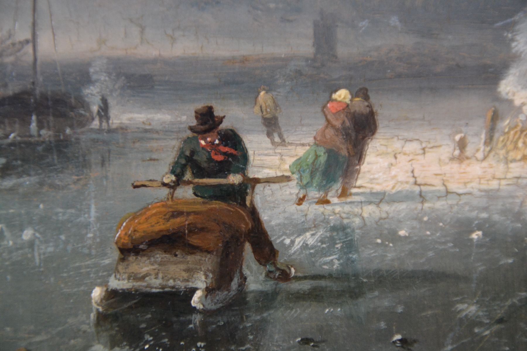 Detail c: Charles Henri Joseph Leickert, 1816 Brüssel - 1907 Mainz, Schüler von Andreas Schelhout (1787-1870), lebte und wirkte zwischen 1841 und 1883 in Den ...