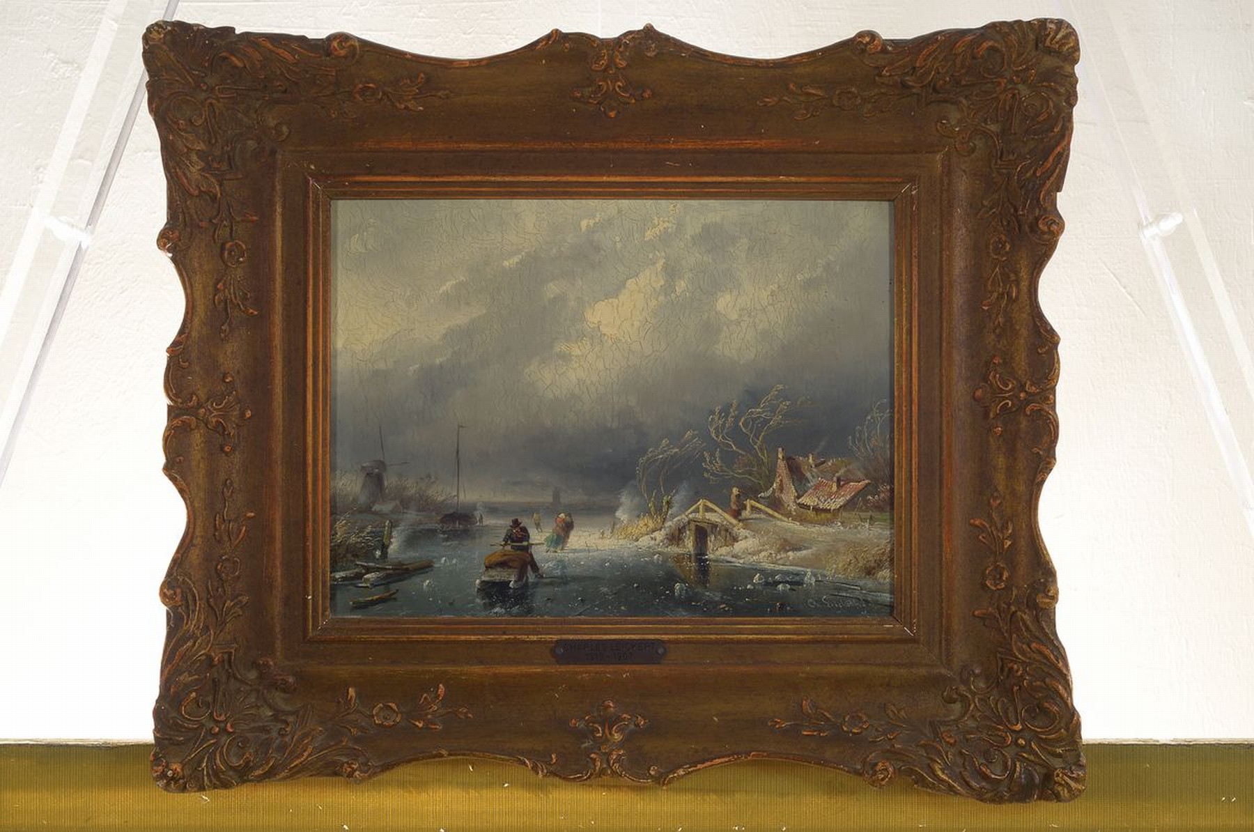Detail k: Charles Henri Joseph Leickert, 1816 Brüssel - 1907 Mainz, Schüler von Andreas Schelhout (1787-1870), lebte und wirkte zwischen 1841 und 1883 in Den ...