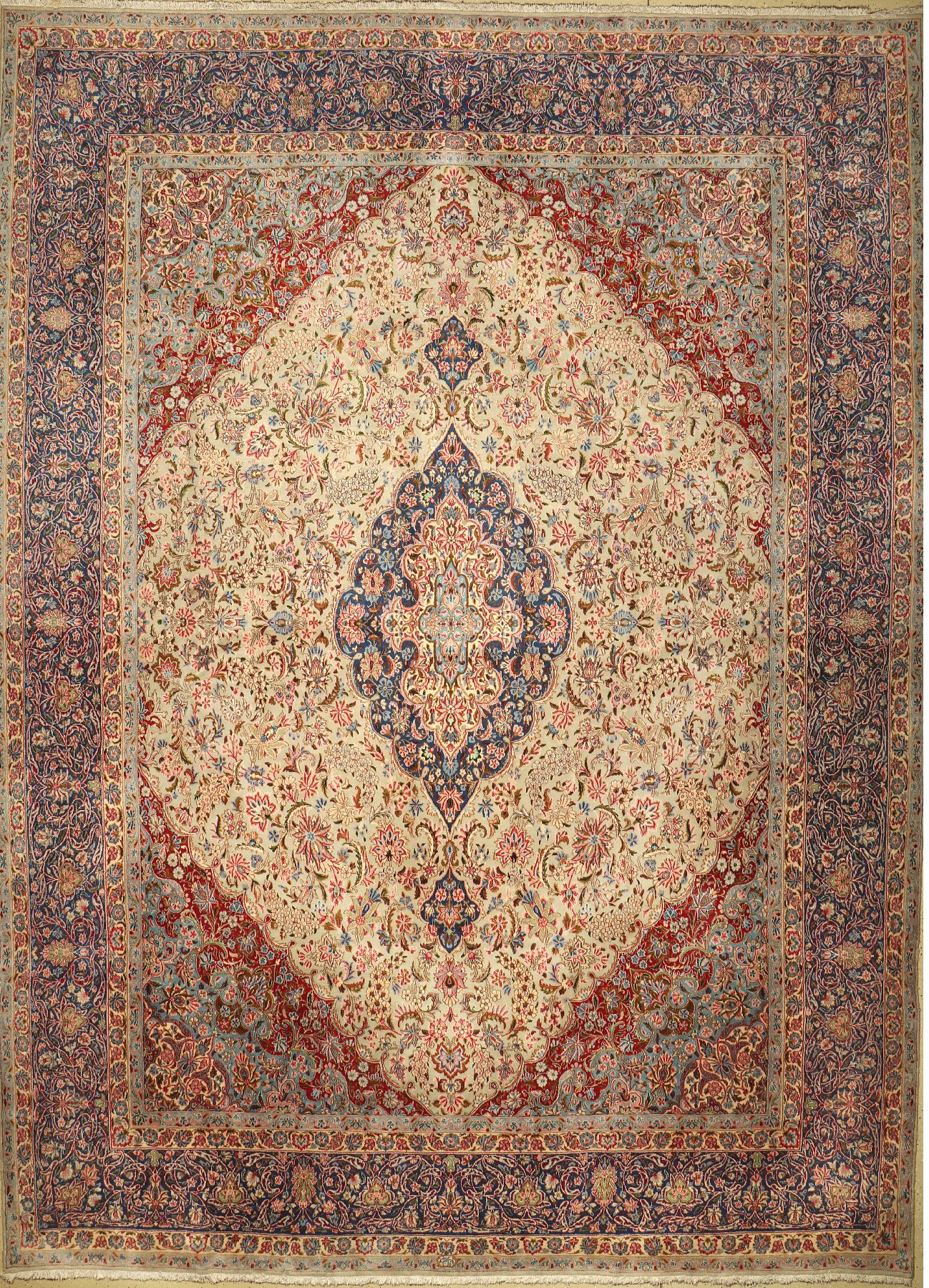 Kerman Palastteppich, Persien, um 1930/1940, Wolle auf Baumwolle, ca. 480 x 350 cm, EHZ: 2