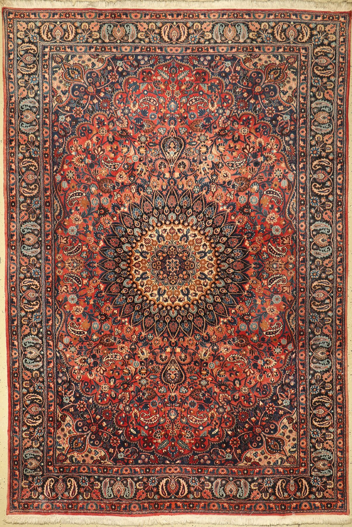 Birdjand, Persien, ca. 50 Jahre, Wolle auf Baumwolle, ca. 310 x 210 cm, EHZ: 2-3, (leichtverblaßt)