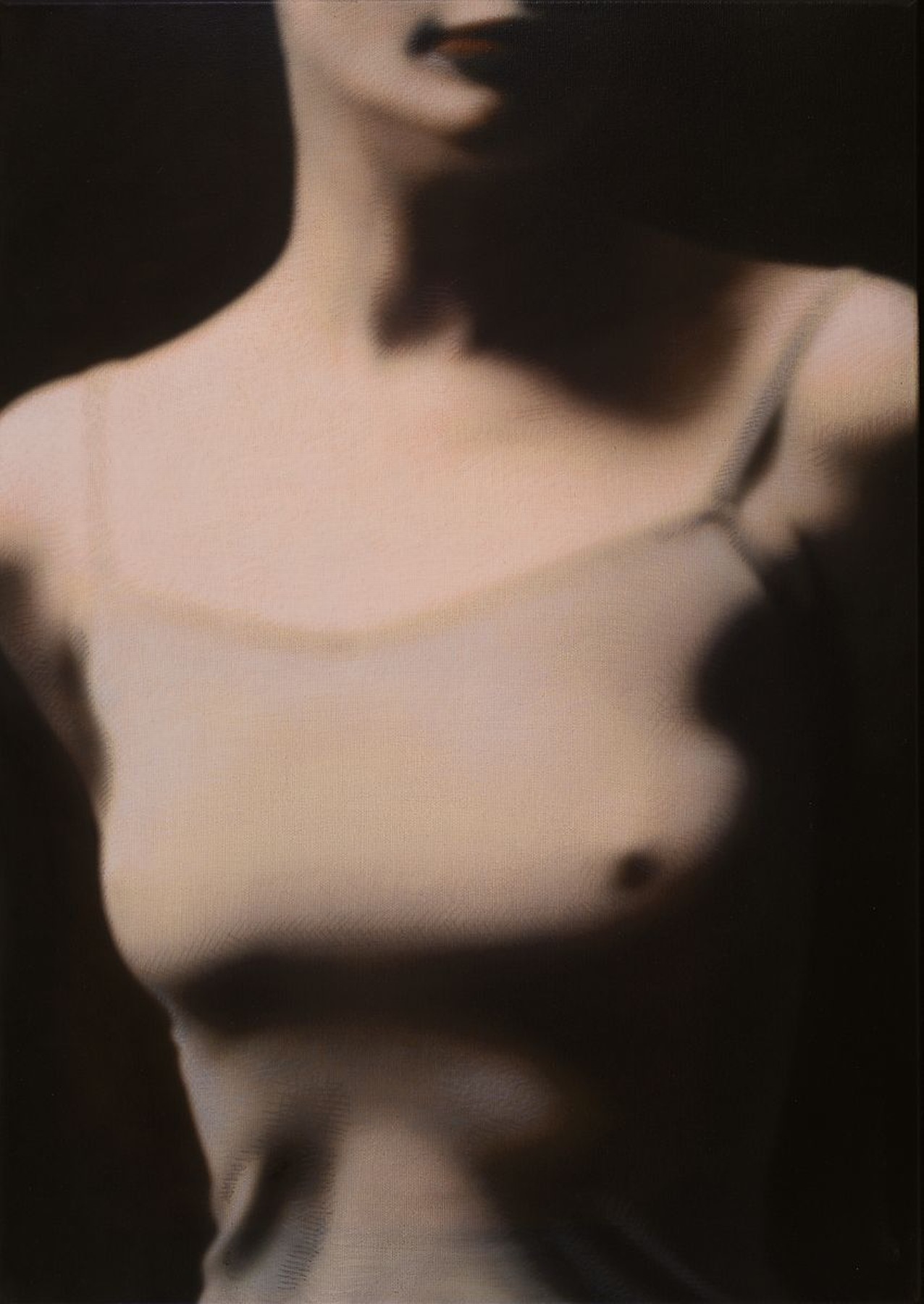 Willi Kissmer, 1951-2018, Porträt B./ Nachtlicht, Acryl und Öl auf Lwd, rückseitig signiert, bezeichnet und dat. 2008, ca. 60x45cm, R. ca. 75x55cm