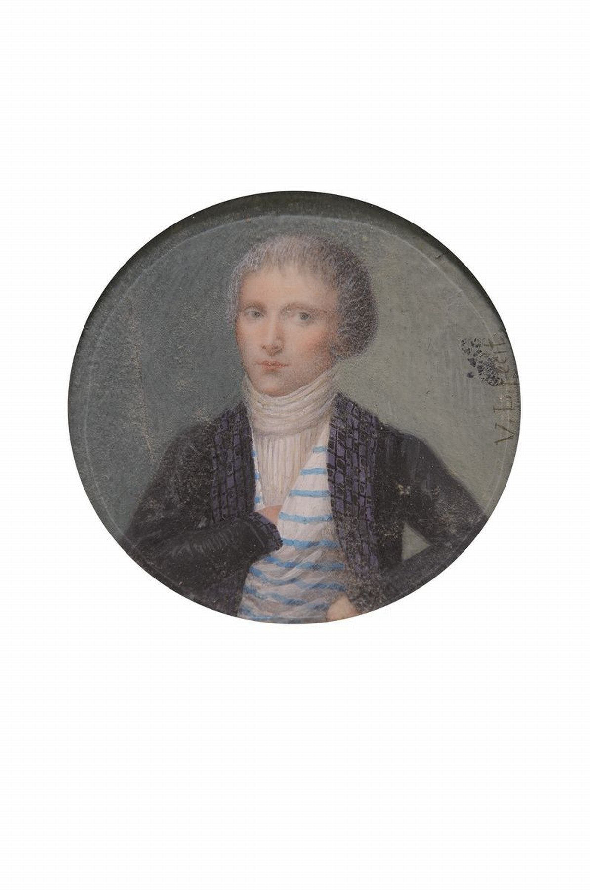 Marie-Victoire Lemoine, 1754 Paris-1820 ebenda, Porträtmalerin, Schülerin von Francois -Guillaume Menageot u. Elisabeth Vigee-Lebrun , um 1800 ...