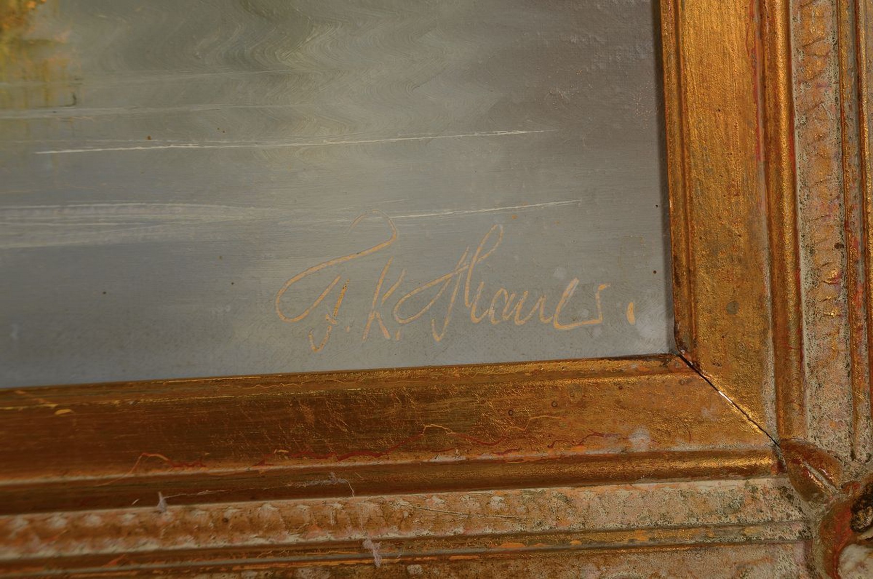Detail a: Friedrich Karl Thauer, 1924-2009, Schüler von Prof. Metz und Hagenmüller in München, später Studium bei Kokoschka, zahlreiche Auszeichnungen, ...