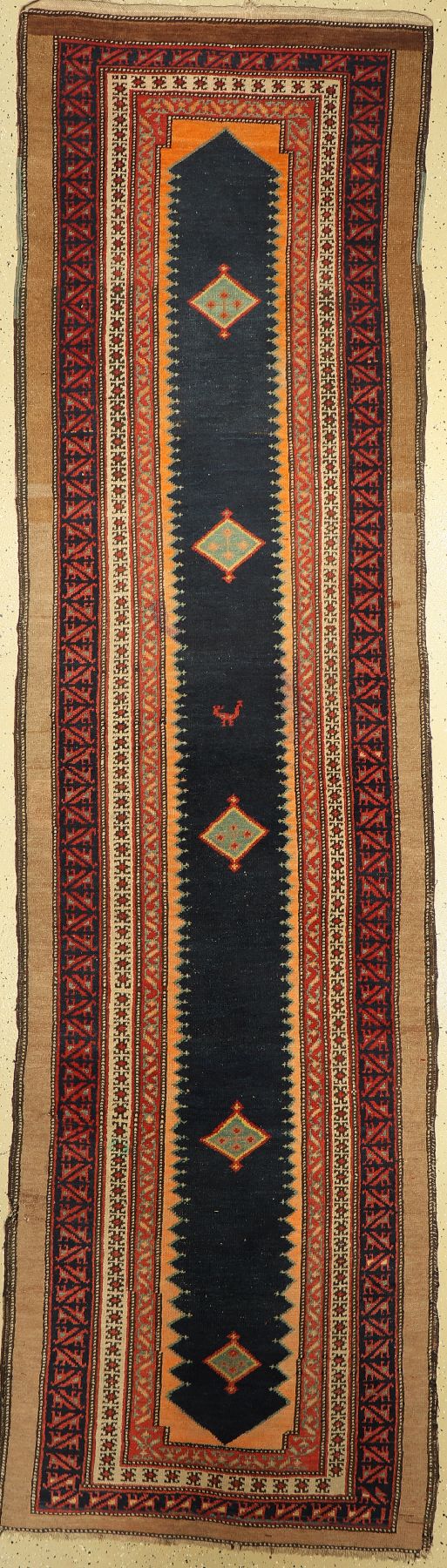 Sarab antik, Persien, um 1910/1920, Wolle auf Wolle, ca. 370 x 107 cm, EHZ: 3-4