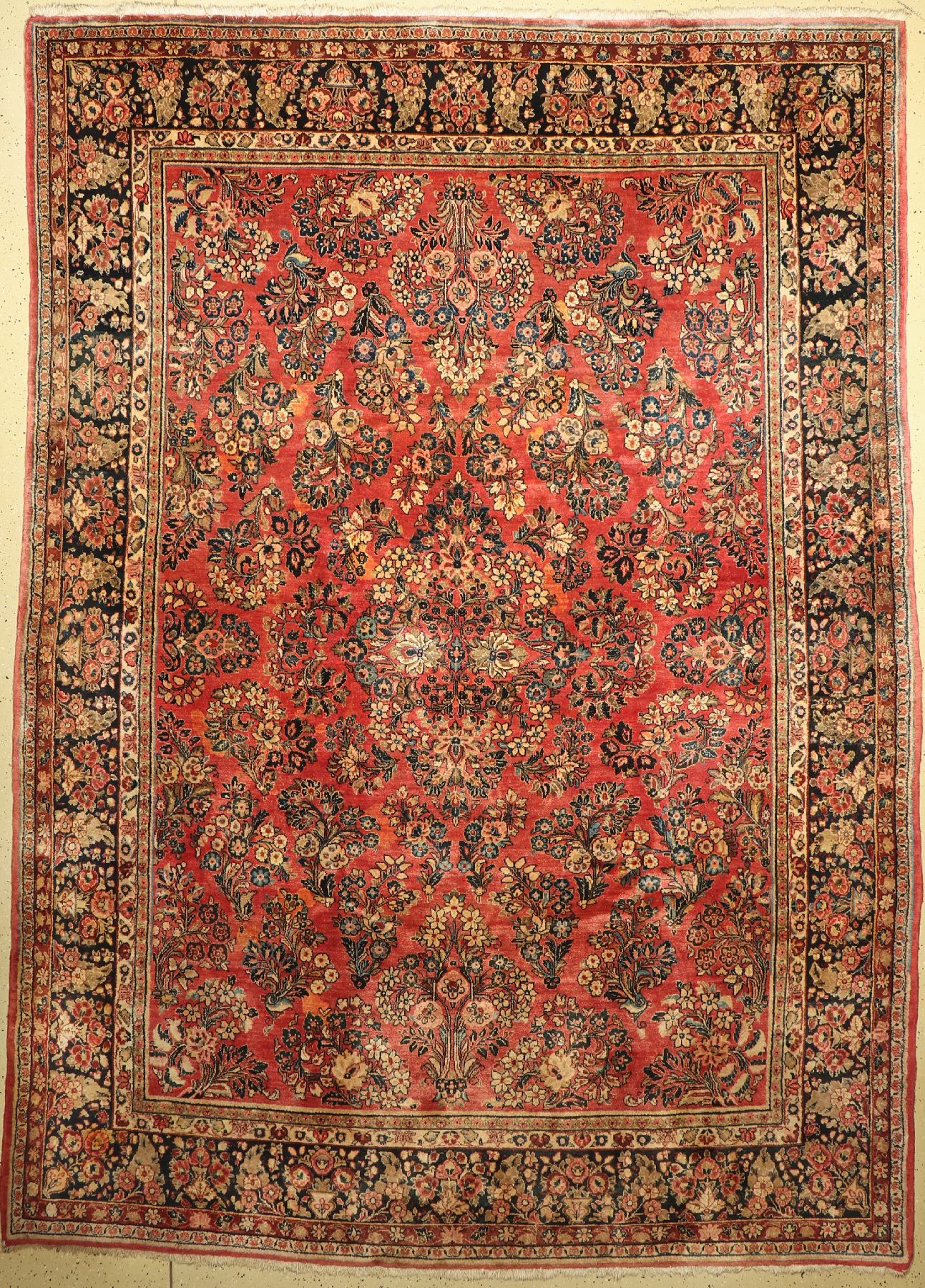 Us Re-Import Sarogh, Persien, um 1940, Wolle auf Baumwolle, ca. 354 x 257 cm, EHZ: 2-3