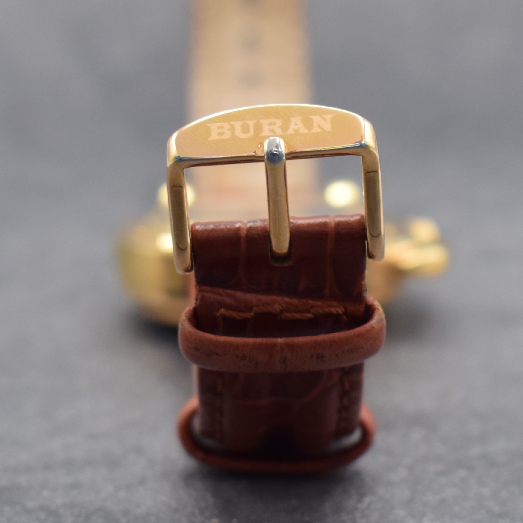 Detail d: BURAN / POLJOT Aviator Herrenarmbanduhr mit Chronograph & Mondphase, Russland um 2007, Handaufzug, lim. Auflage v. 200 Stück, beids. vergl., verg. ...