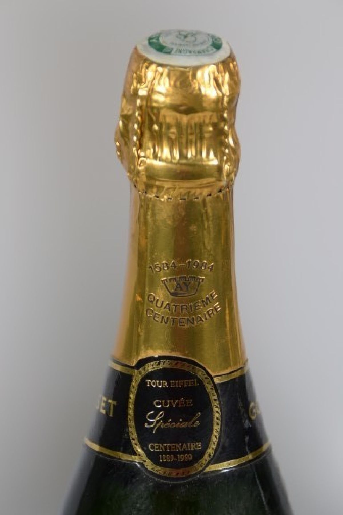 Detail a: 3 Flaschen Champagner, Gosset, Tour Eiffel Cuvée Speciale, Centenaire 1889 -1989, nicht verkostet, 0.75 l