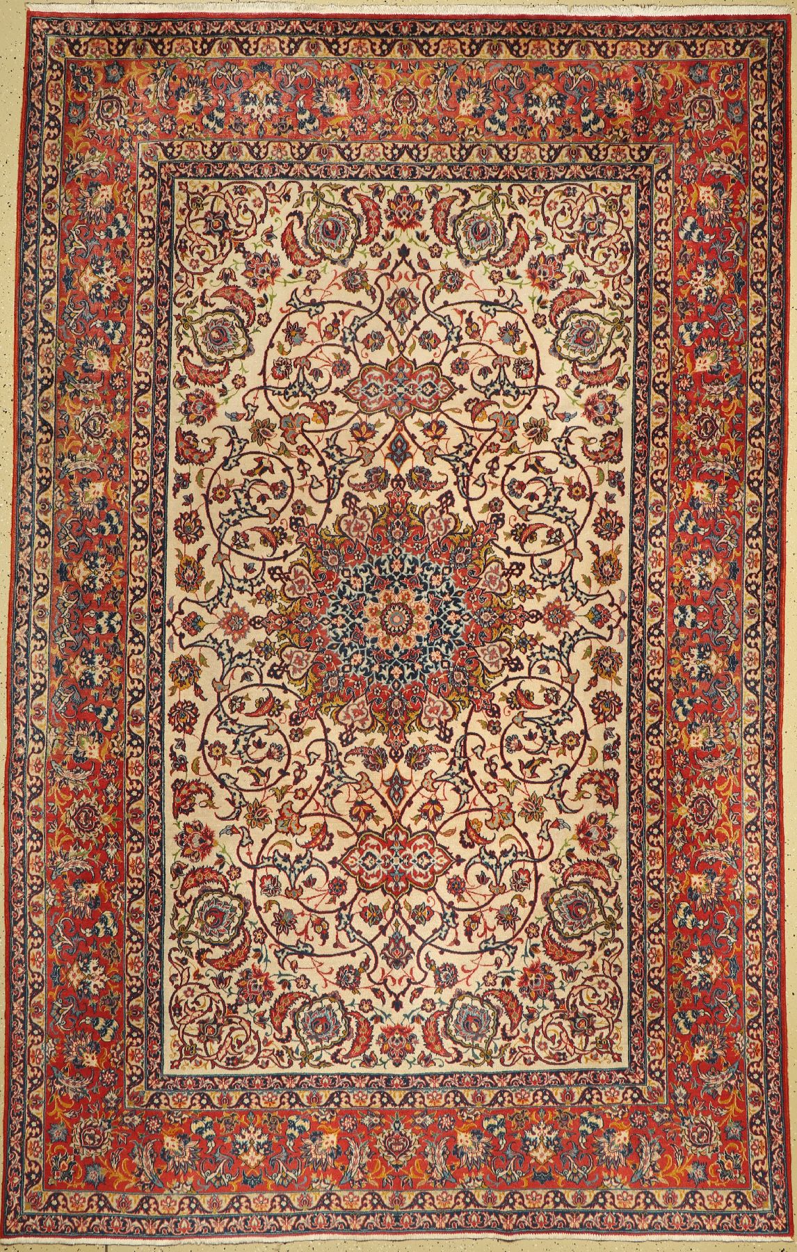 Esfahan, Persien, um 1930, Wolle auf Baumwolle, ca. 323 x 207 cm, EHZ: 3