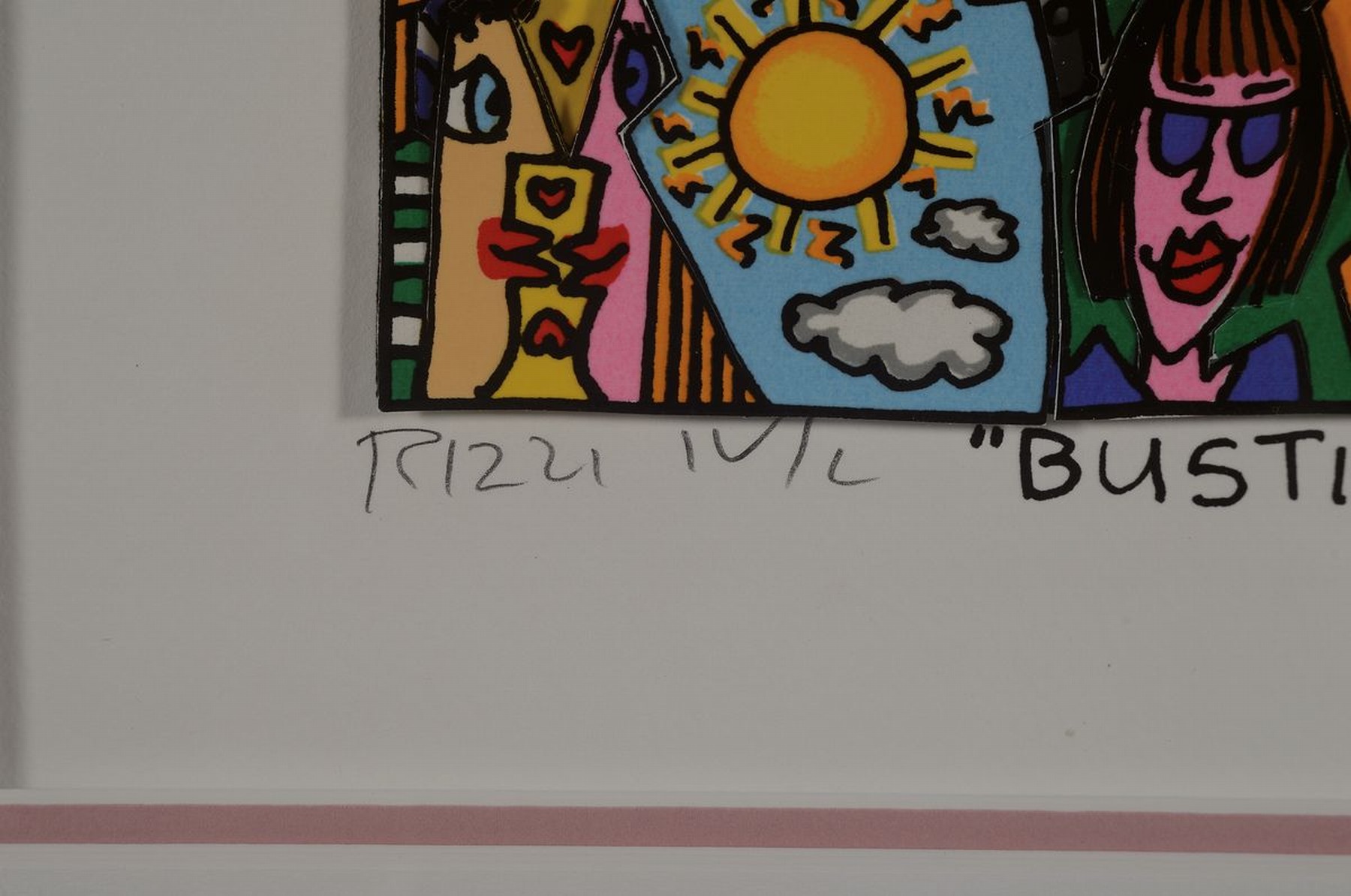 Detail a: James Rizzi, 1950-2011, "Busting out all over", 3D-Konstruktion, handsign., dat. 1995, num., unter Glas gerahmt, gesamt ca. 46x54 cm