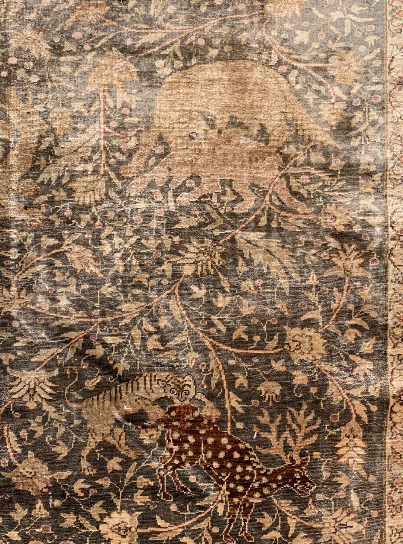 Detail e: Kayseri alt, Türkei, um 1920/1930, merzerisierte Baumwolle, ca. 293 x 196 cm, EHZ: 2-3