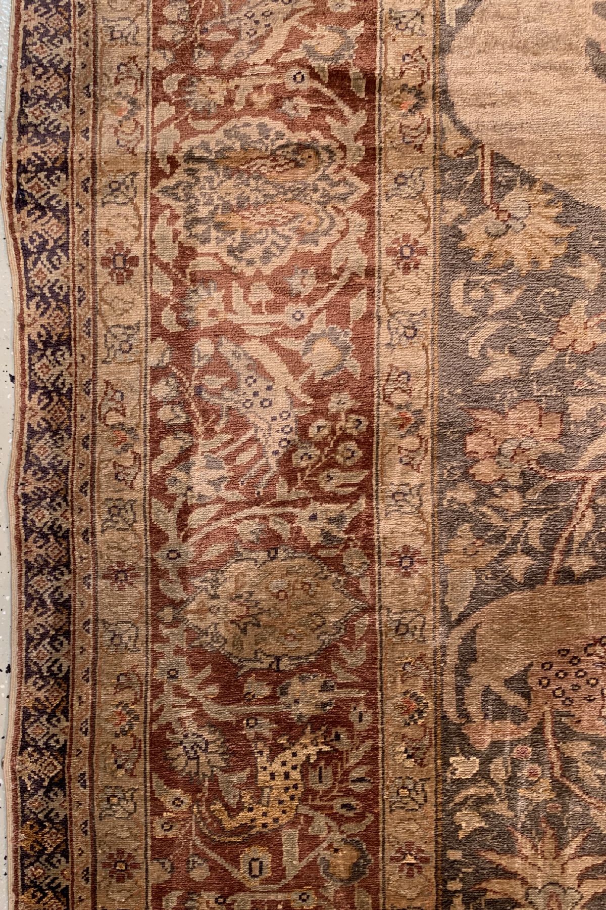 Detail f: Kayseri alt, Türkei, um 1920/1930, merzerisierte Baumwolle, ca. 293 x 196 cm, EHZ: 2-3