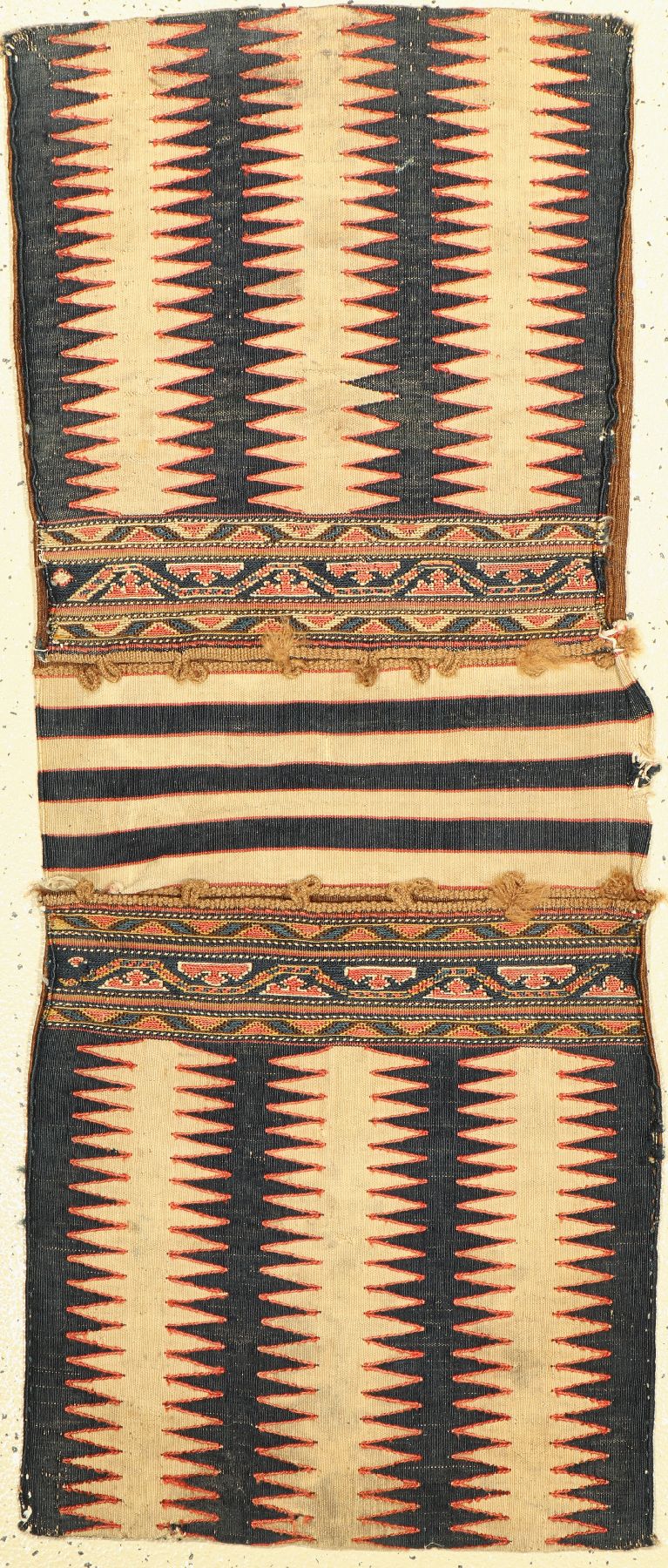 Shahsawan Kelim Doppeltasche, Persien, um 1900, Wolle auf Wolle, ca. 127 x 53 cm, EHZ: 3