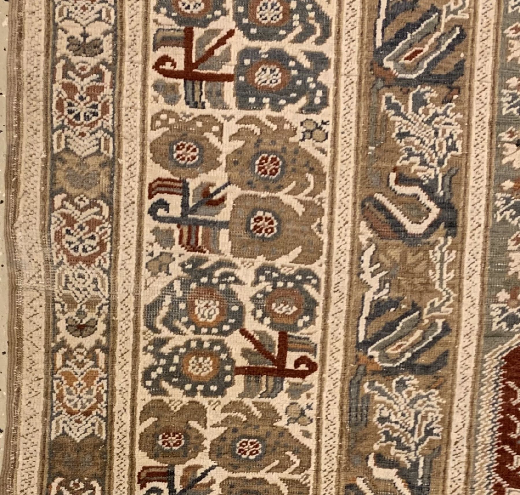 Detail c: Panderma alt, Türkei, um 1920, Wolle geknüpft auf Baumwolle, ca. 167 x 125 cm, EHZ: 3