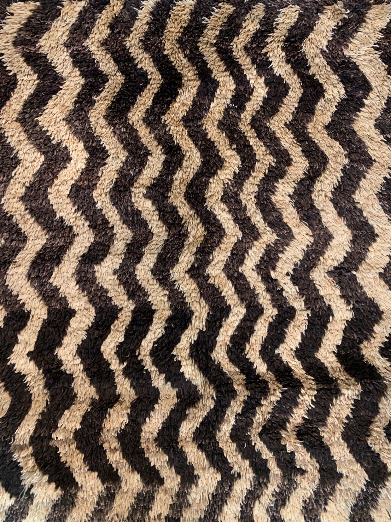 Detail a: Tülü Hirtenteppich, Türkei, um 1940, Wolle auf Wolle, ca. 180 x 135 cm, EHZ: 2