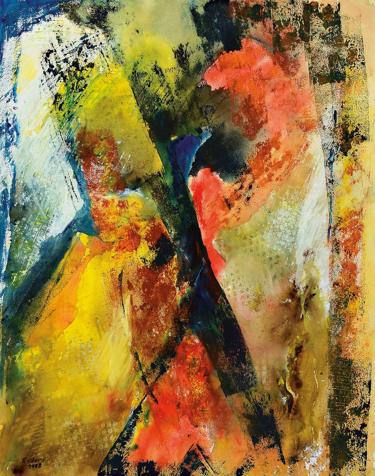 Sieglinde Enders, geb. 1941 Neuwerbaß, Studium an der Universität Koblenz-Landau, lebt u. arbeitet seit 1960 in Landau, pflegt einen expressiven ...