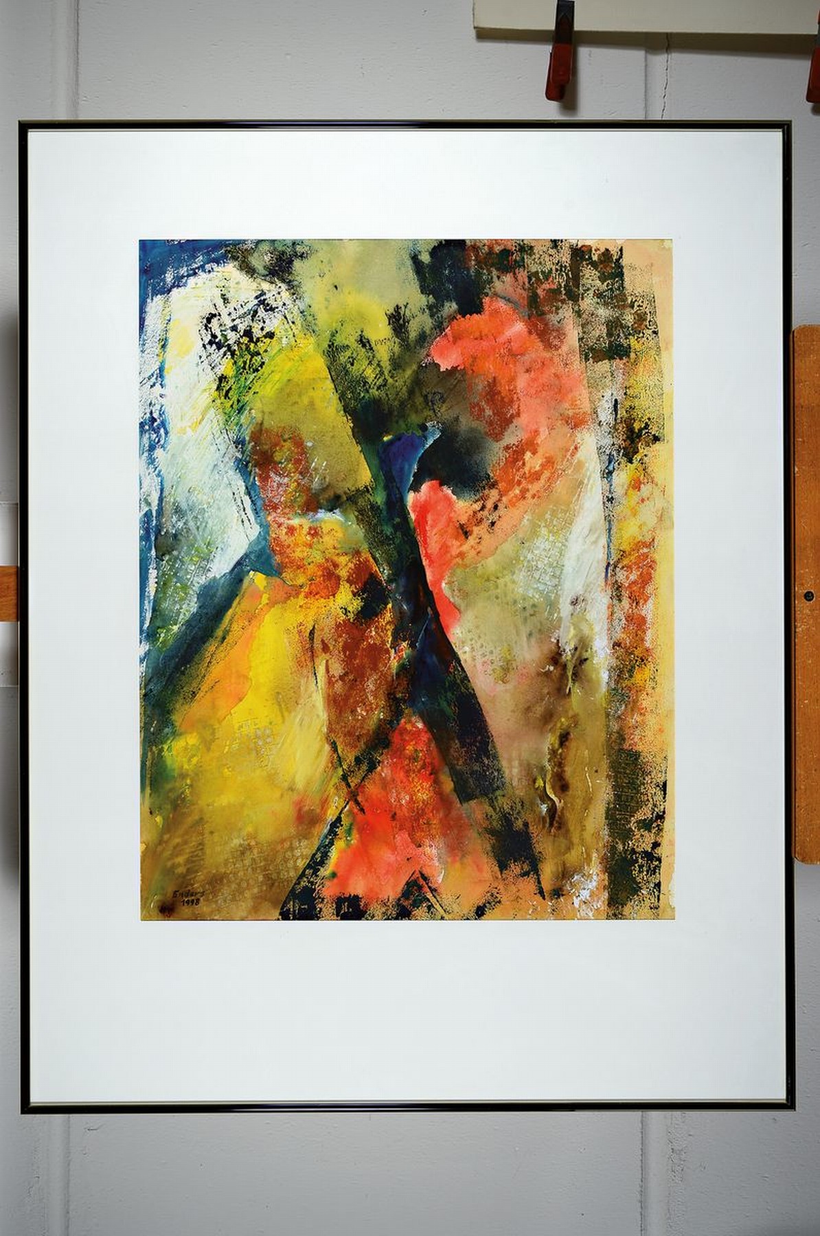 Detail k: Sieglinde Enders, geb. 1941 Neuwerbaß, Studium an der Universität Koblenz-Landau, lebt u. arbeitet seit 1960 in Landau, pflegt einen expressiven ...