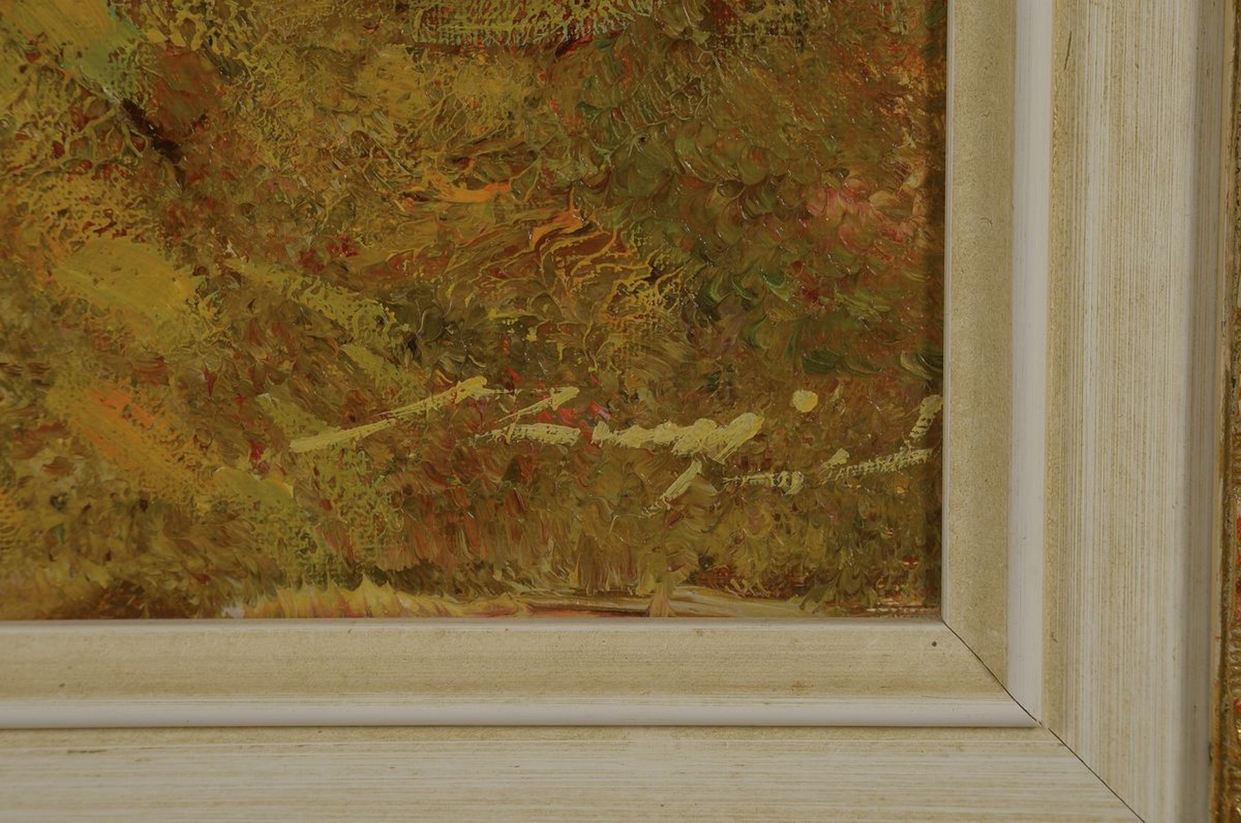 Detail a: Rahnavard Madjid, geb. 1943 Teheran, Mädchen m. Blumenstrauß, links unten signiert, Öl/Lwd, ca. 46x36/58x48 cm, Prunkrahmen