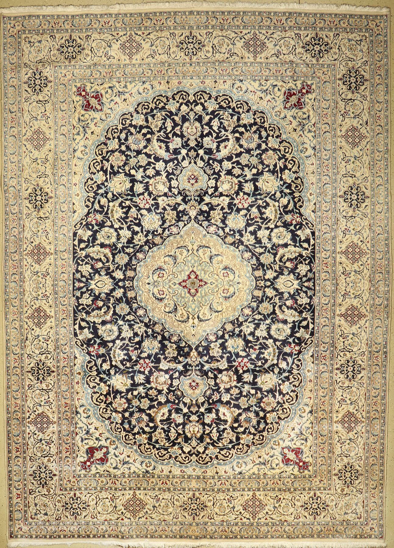 Nain, Persien, ca. 50 Jahre, Wolle auf Baumwolle, ca. 404 x 290 cm, EHZ: 2
