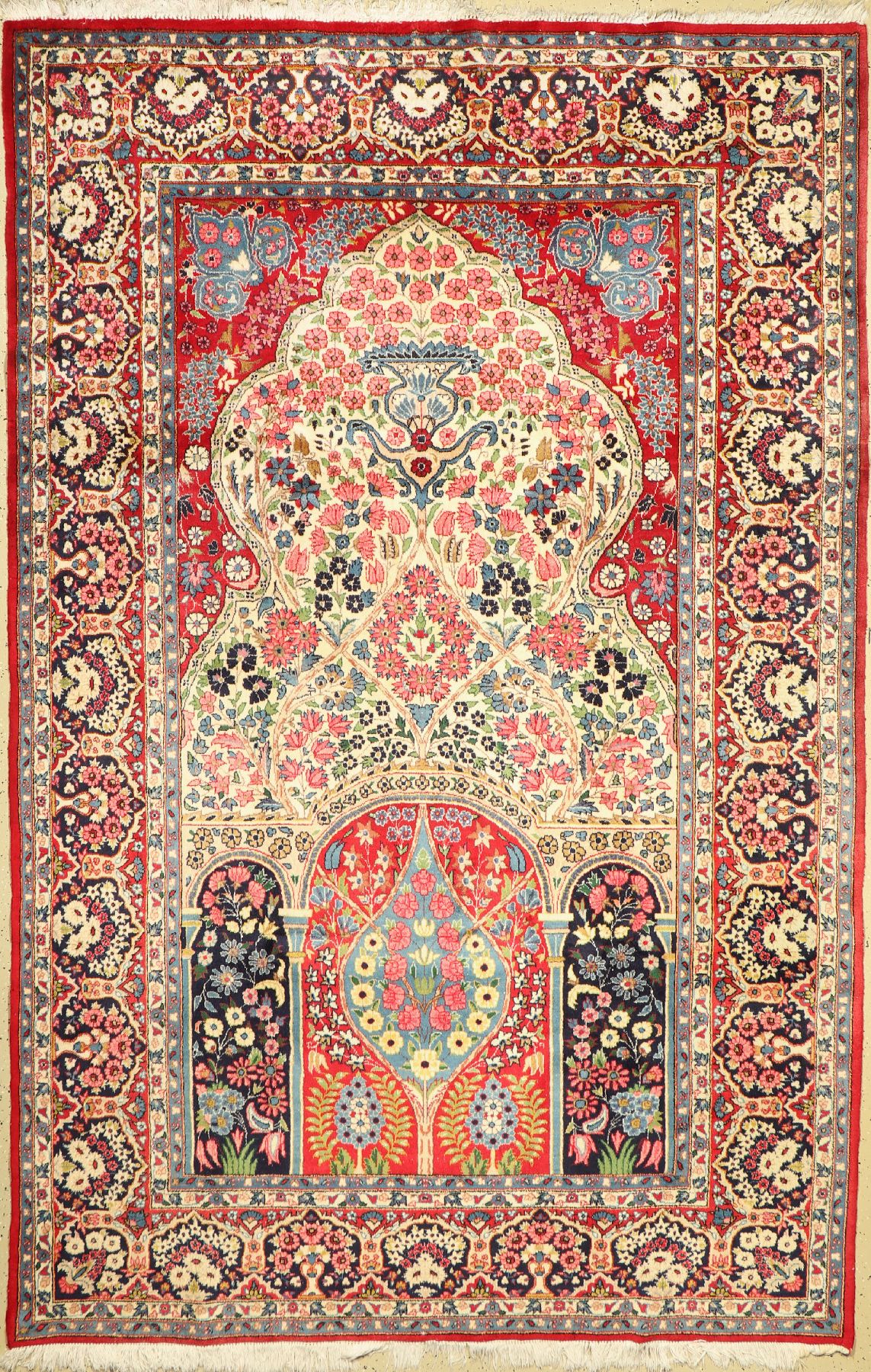 Yazd alt, Persien, ca. 50 Jahre, Wolle auf Baumwolle, ca. 310 x 200 cm, EHZ: 2