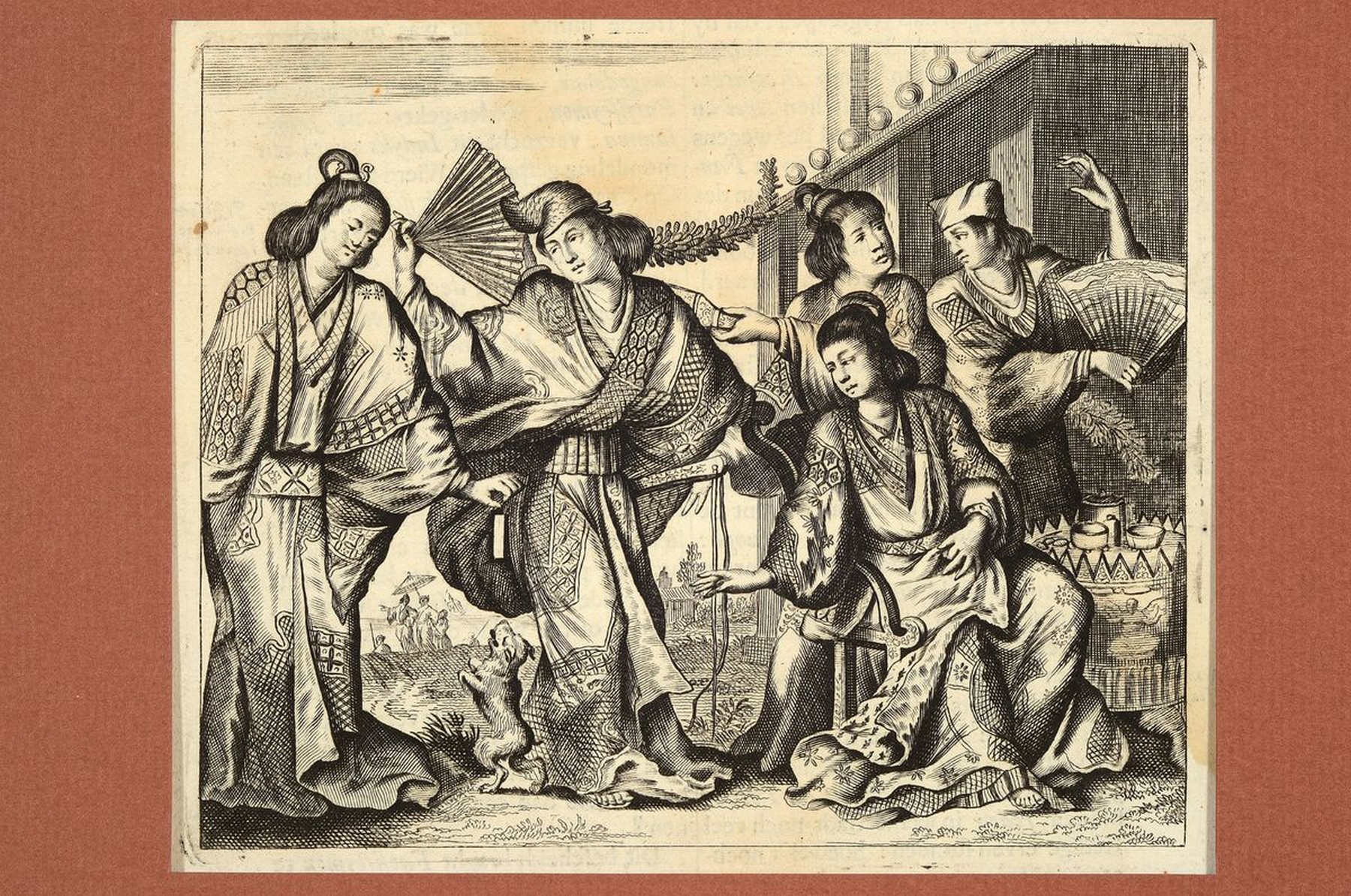 Detail g: Konvolut Grafik, China, um 1840/60, Holzstiche aus diversen Zeitschriften und Publikationen aus England, Frankreich, Deutschland u. Italien, u.a. ...