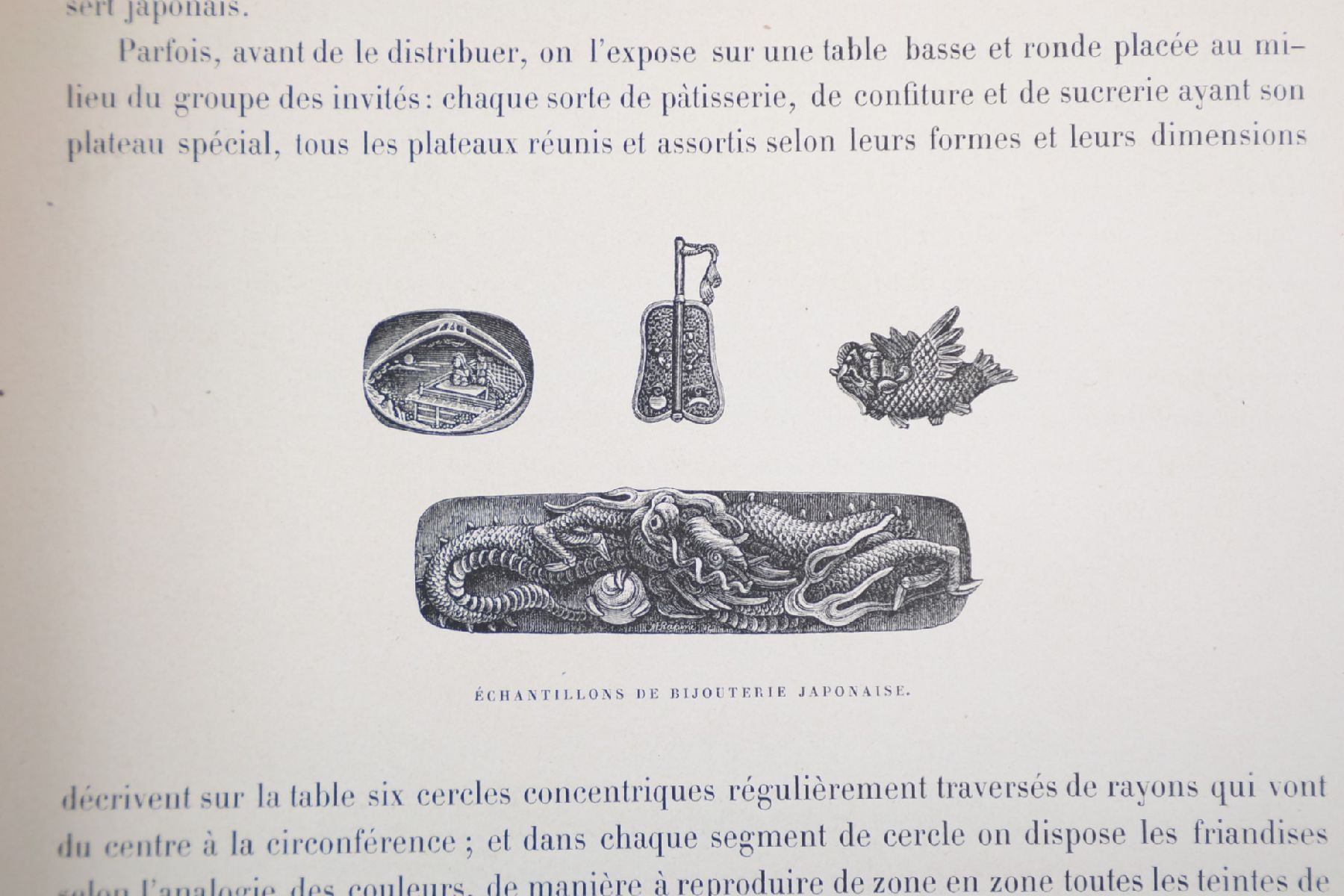 Detail d: Aime Humbert: Le Japon Illustre, Vol. I/II, Paris 1870, Erstausgabe, roter Ledereinband, Rücken teilvergoldet, Goldschnitt, 428/242 S., zahlreiche ...