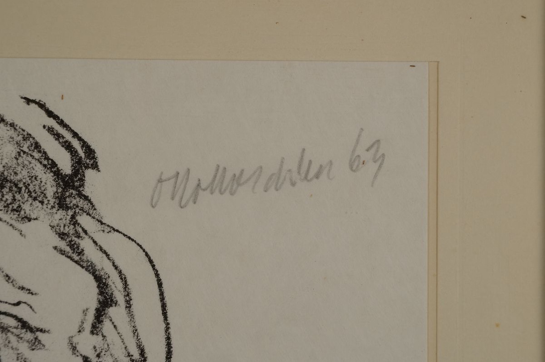 Detail a: Oskar Kokoschka, 1886-1980, Lithographie, rechts oben handsigniert, num. 71/75, ca. 27x22cm, u.Gl., R. ca. 42x32cm