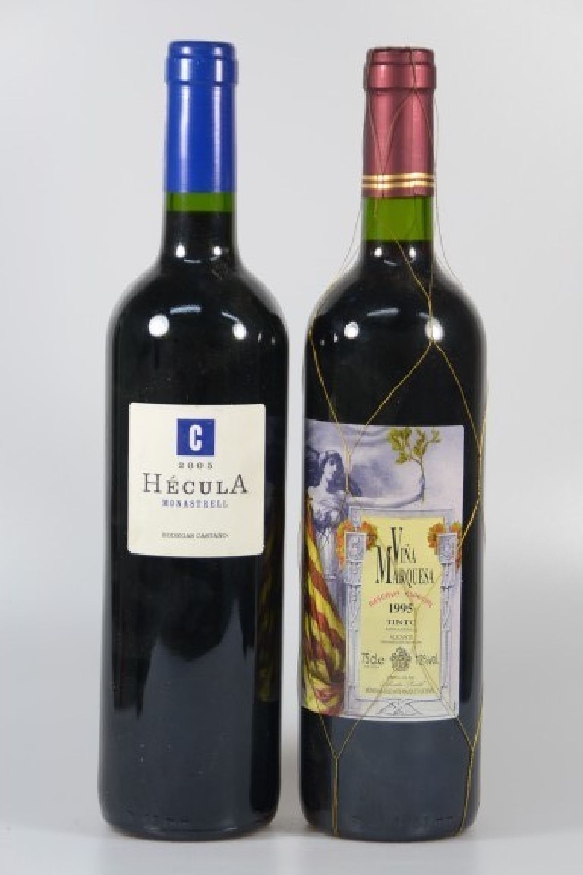 Detail a: 24 Fl. Rotwein aus Spanien, Portugal, Süd Afrika: 5 Fl. 1995 Marquesa 1995 Tinto, 2x 1998 Barceló Castilla y Leon, 2005 Hecula Monastrell; 10 Fl. ...